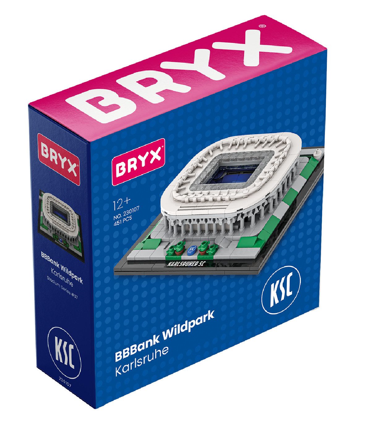 BRYX BBBank Wildpark Karlsruher SC Konstruktionsspielsteine, (451 St)