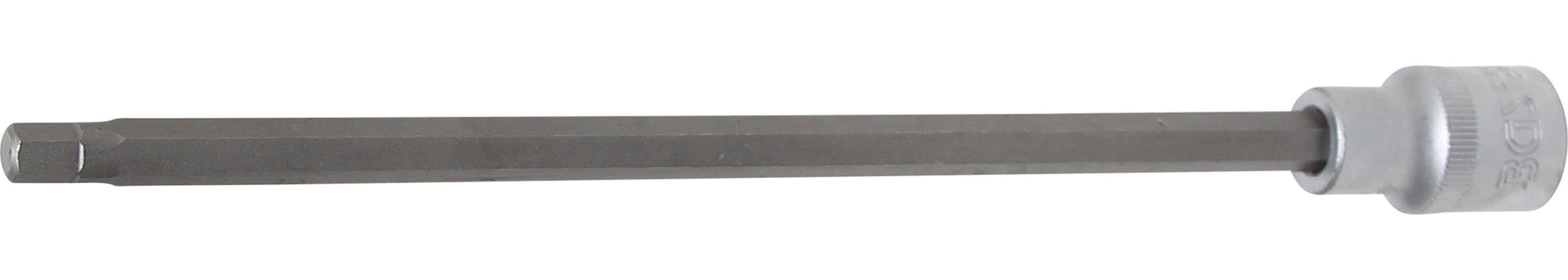 BGS technic Sechskant-Bit Bit-Einsatz, Länge 230 mm, Antrieb Innenvierkant 12,5 mm (1/2), Innensechskant 7 mm
