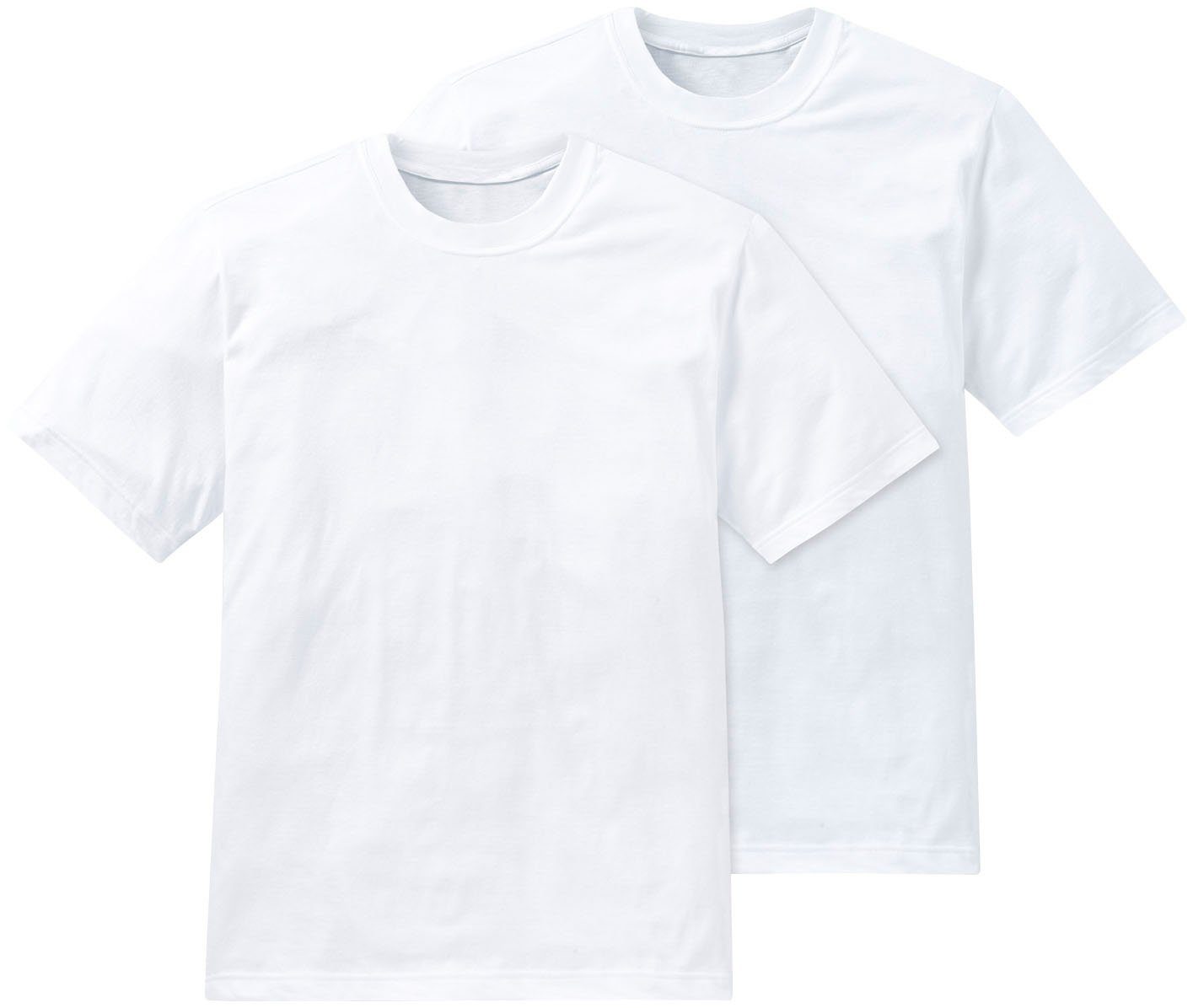 Schiesser T-Shirt "Essentials" (2er-Pack) mit Rundhalsausschnitt