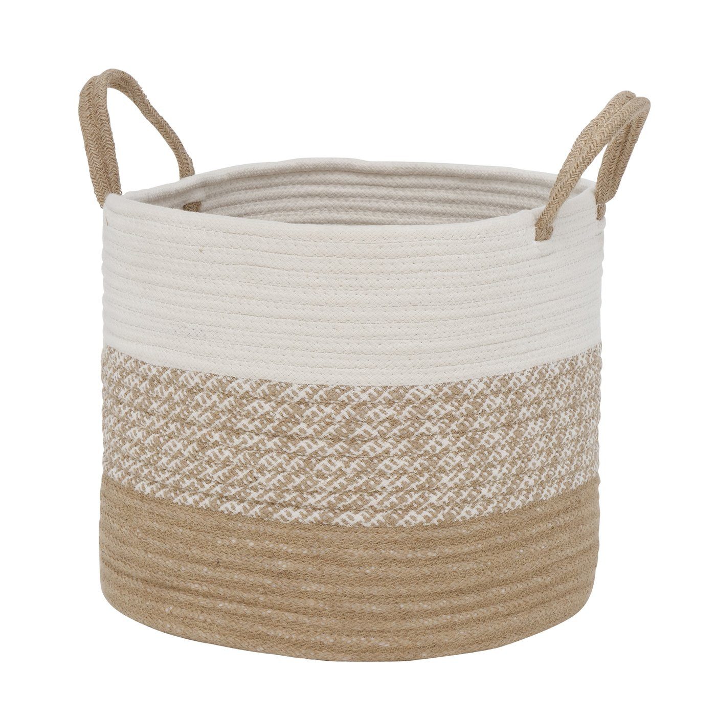 BOLTZE Aufbewahrungskorb Korb Boldina, rund, Ø 40 cm, 35 cm hoch