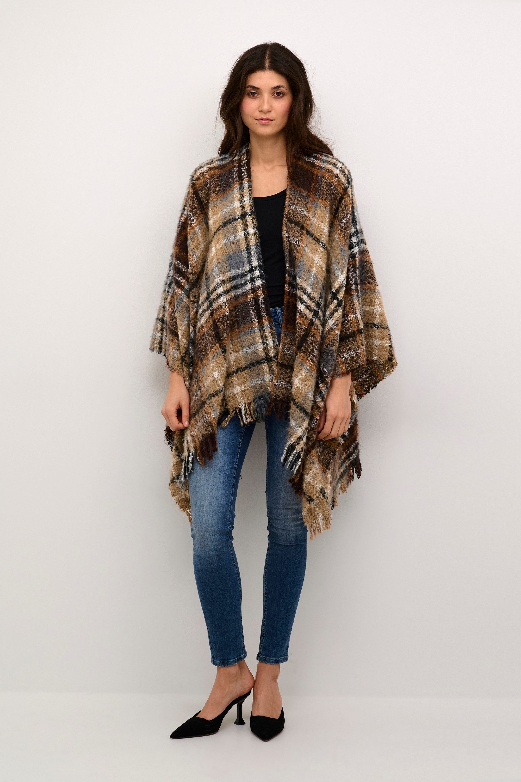 Cream Strickponcho Poncho CRTika