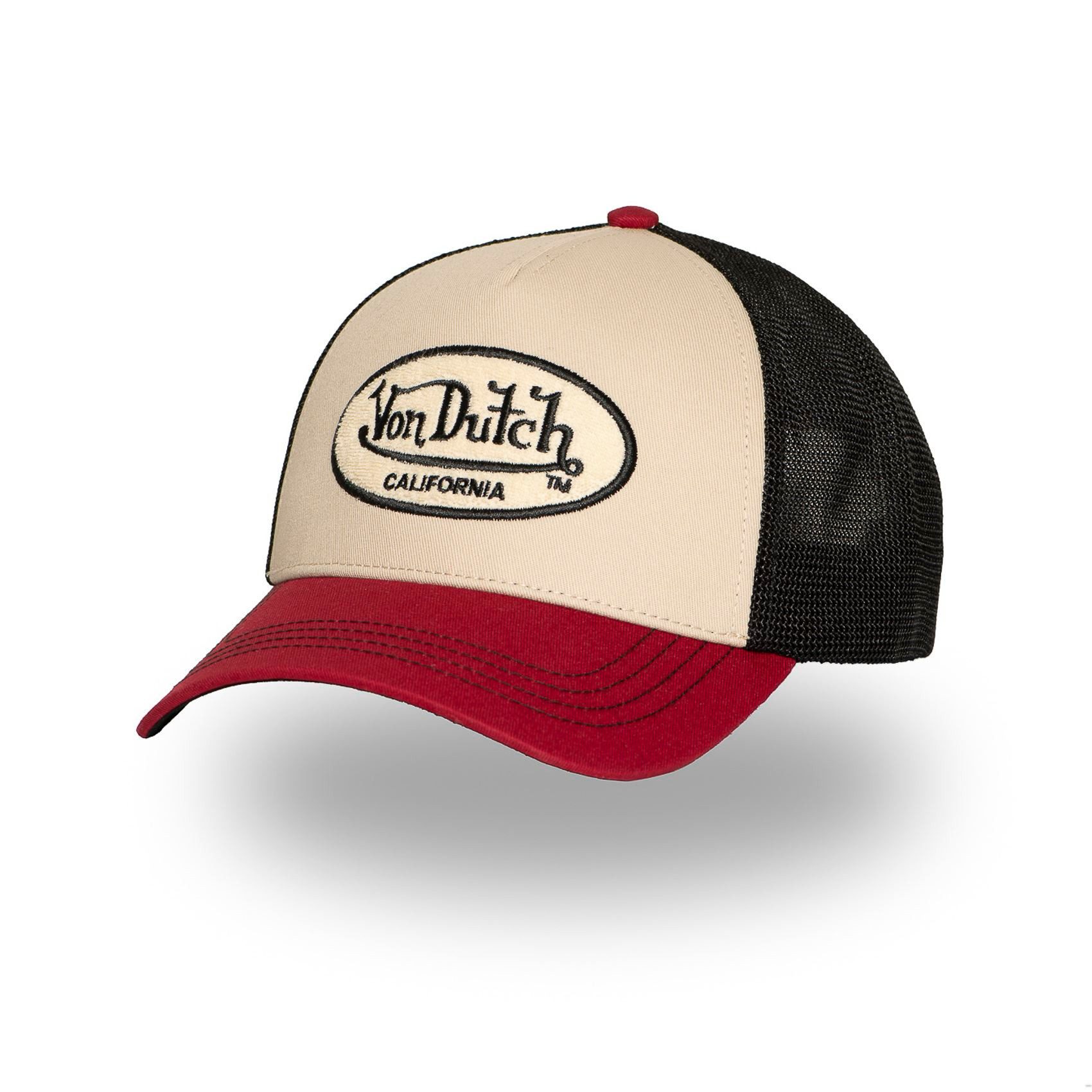 Von Dutch Trucker Cap Von Dutch Originals Trucker Cap - CALIFORNIA TERRY PATCH Mesh (Basecap, Meshcap, Trucker Kappe)