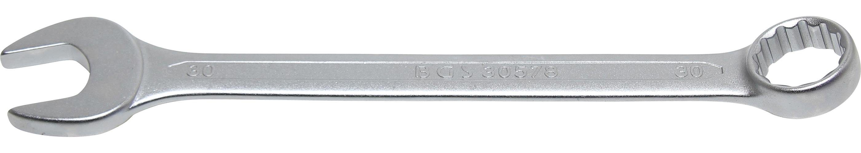 BGS technic Maulschlüssel Maul-Ringschlüssel, SW 30 mm