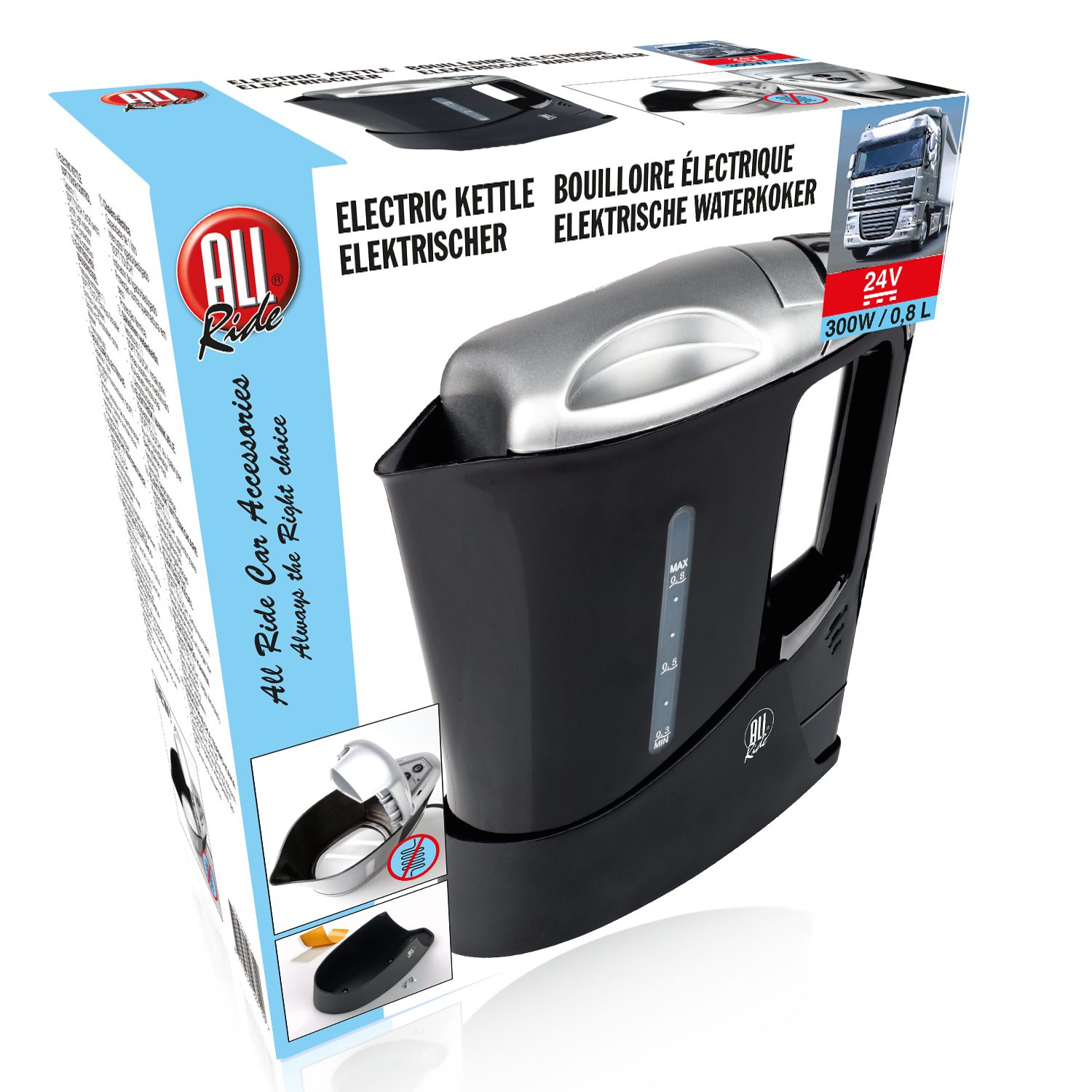 All Ride Wasserkocher All Ride Wasserkocher 24V – Schwarz