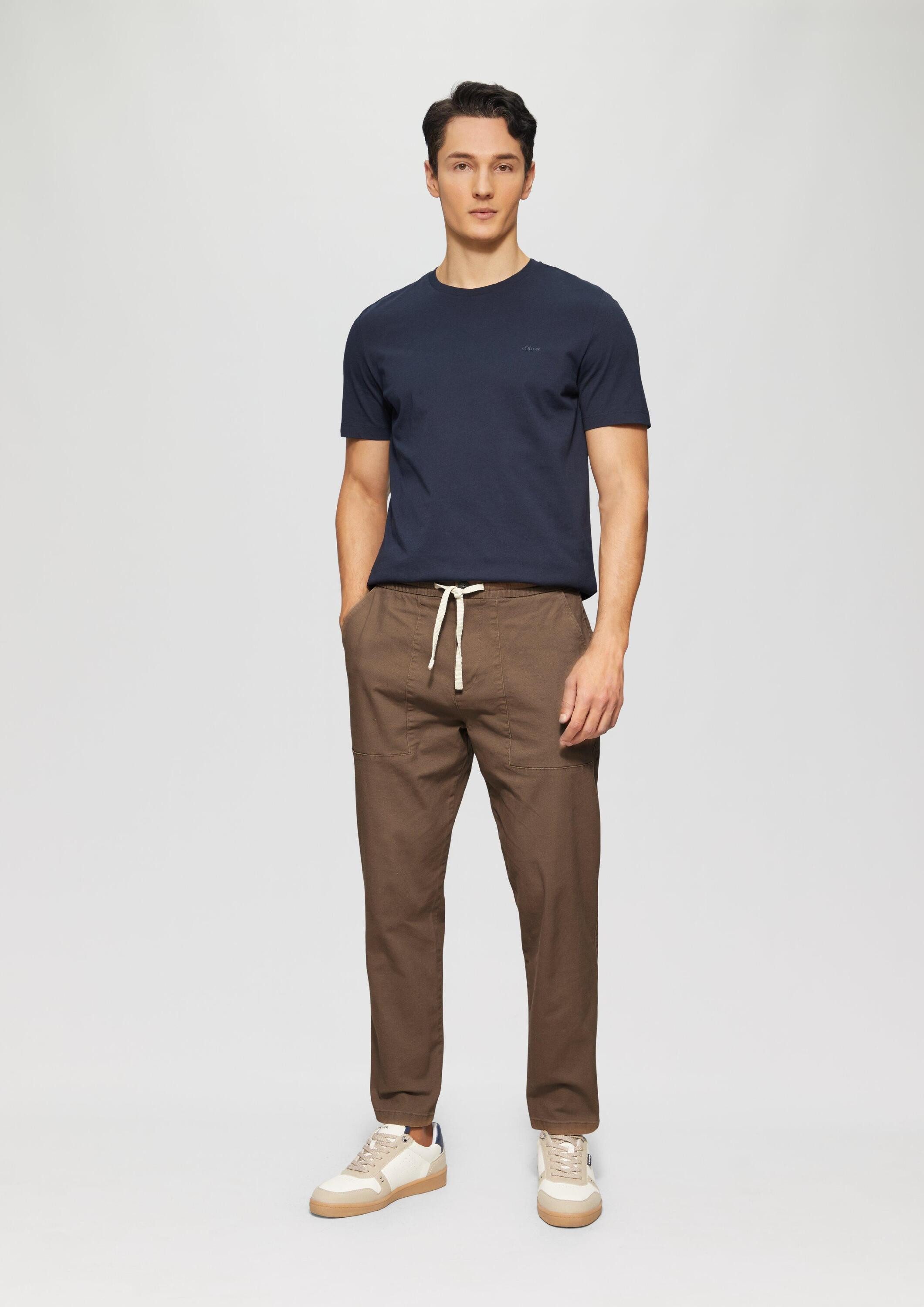 s.Oliver Chinos Hose DETROIT Detroit: Chinohose im Relaxed Fit aus Baumwollstretch