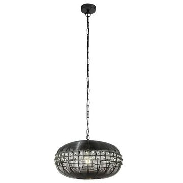 etc-shop LED Pendelleuchte, Leuchtmittel inklusive, Warmweiß, Pendellampe Hängelampe Esstischlampe Kristall Wohnzimmerlampe H 150 cm