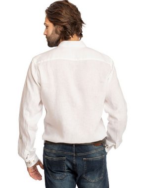 Almsach Trachtenhemd Hemd Stehkragen 175LI weiss (Slim Fit)