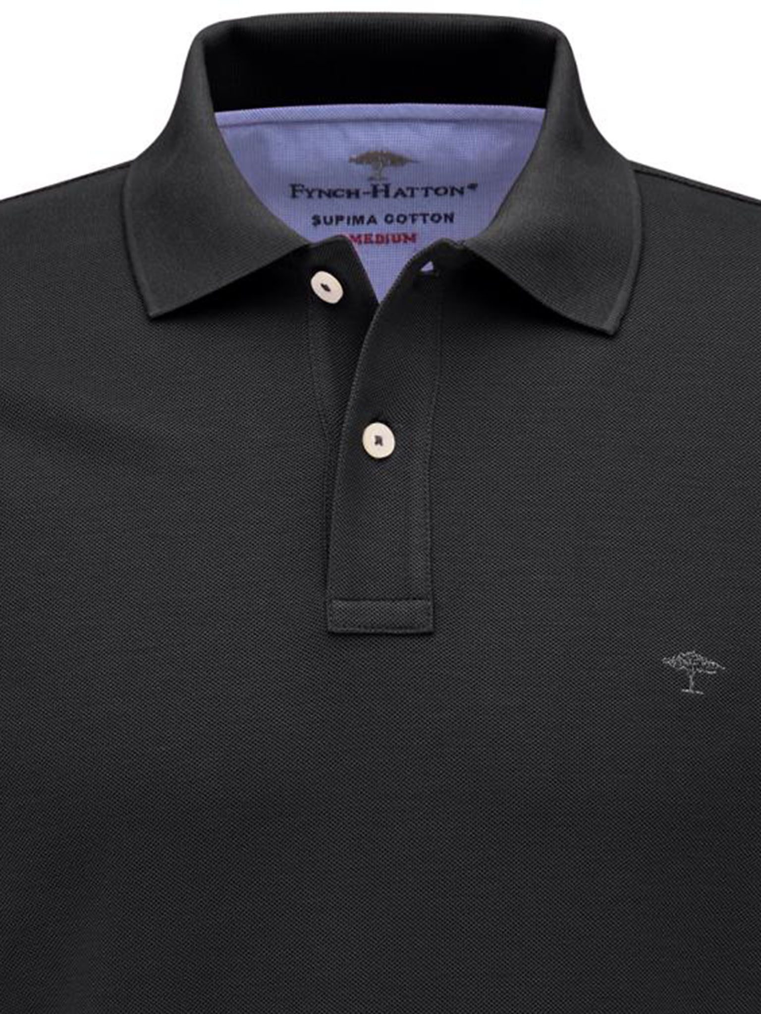 FYNCH-HATTON Poloshirt normale Passform, mit 2-Knopf-Polokragen, aus Baumwo günstig online kaufen