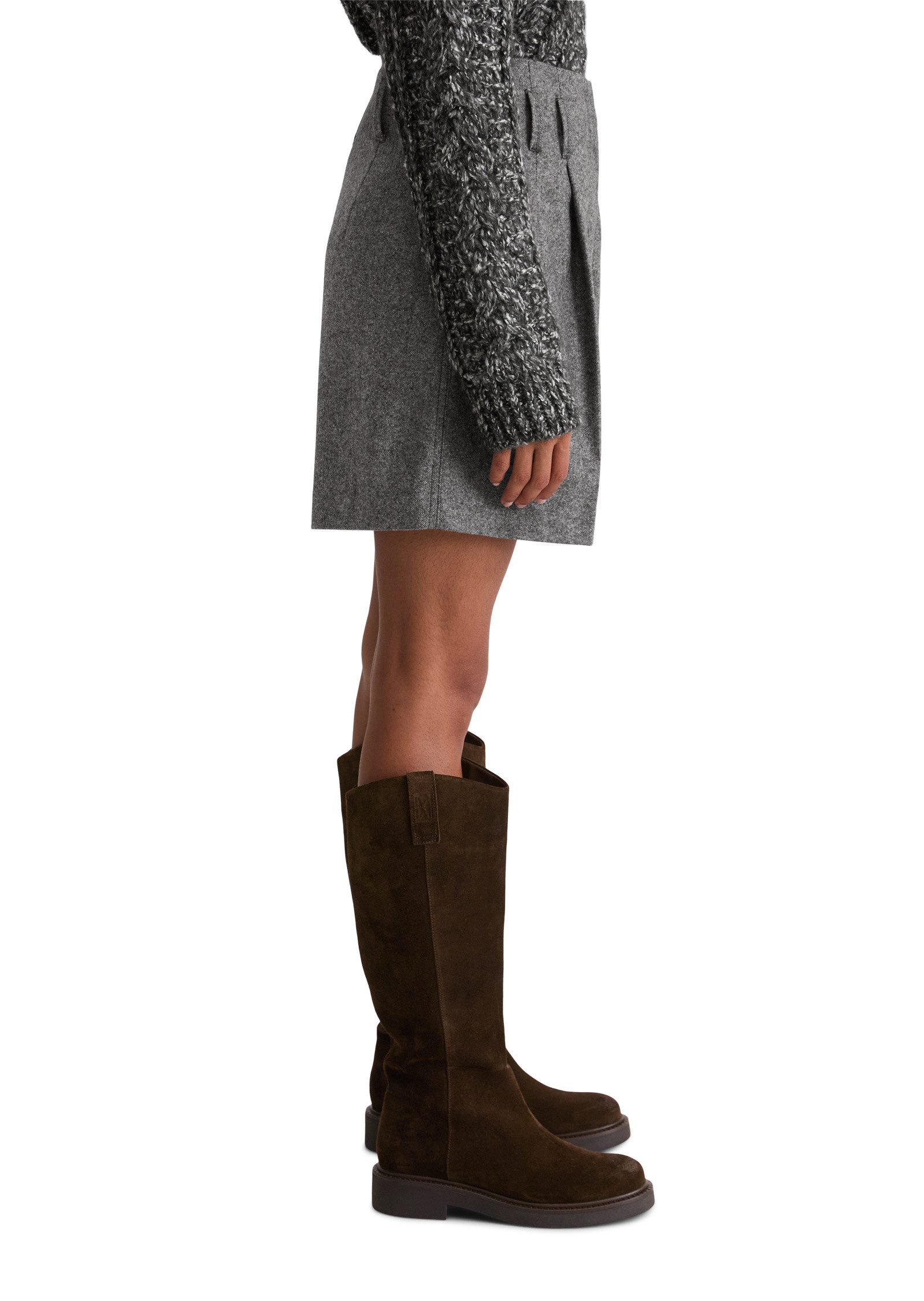 Marc O'Polo Shorts aus Schurwolle-Mix günstig online kaufen