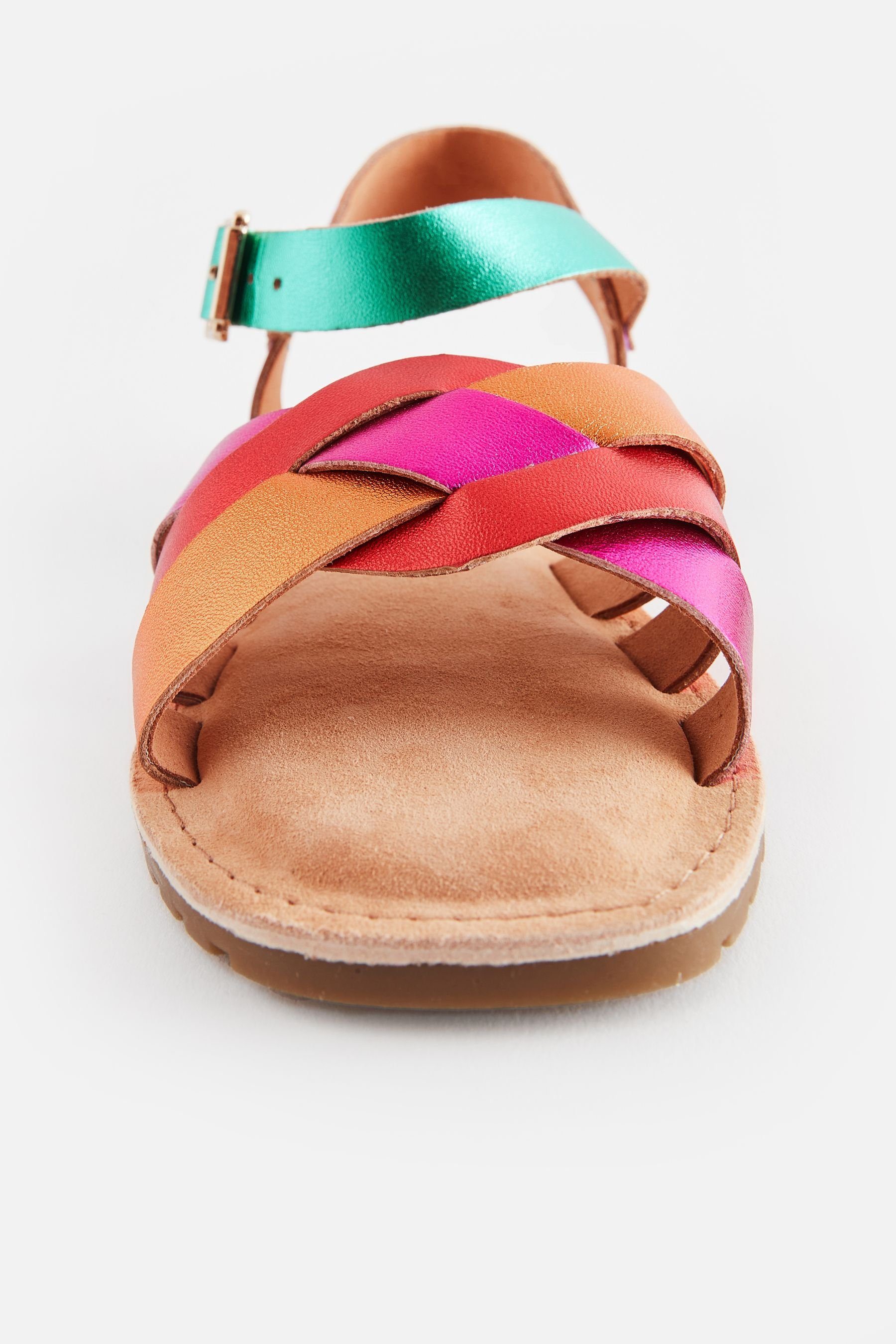 Next Ledersandalen im Webdesign Sandale (1-tlg)