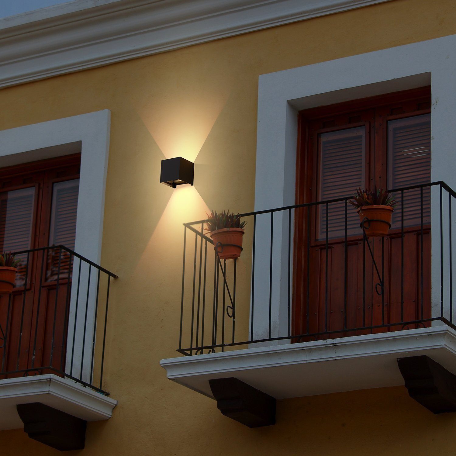 Nettlife LED Wandleuchte innen Modern Up Down Strahl G9, LED fest integriert, Warmweiß, für Flur Schlafzimmer Garten Treppenhaus Terrasse