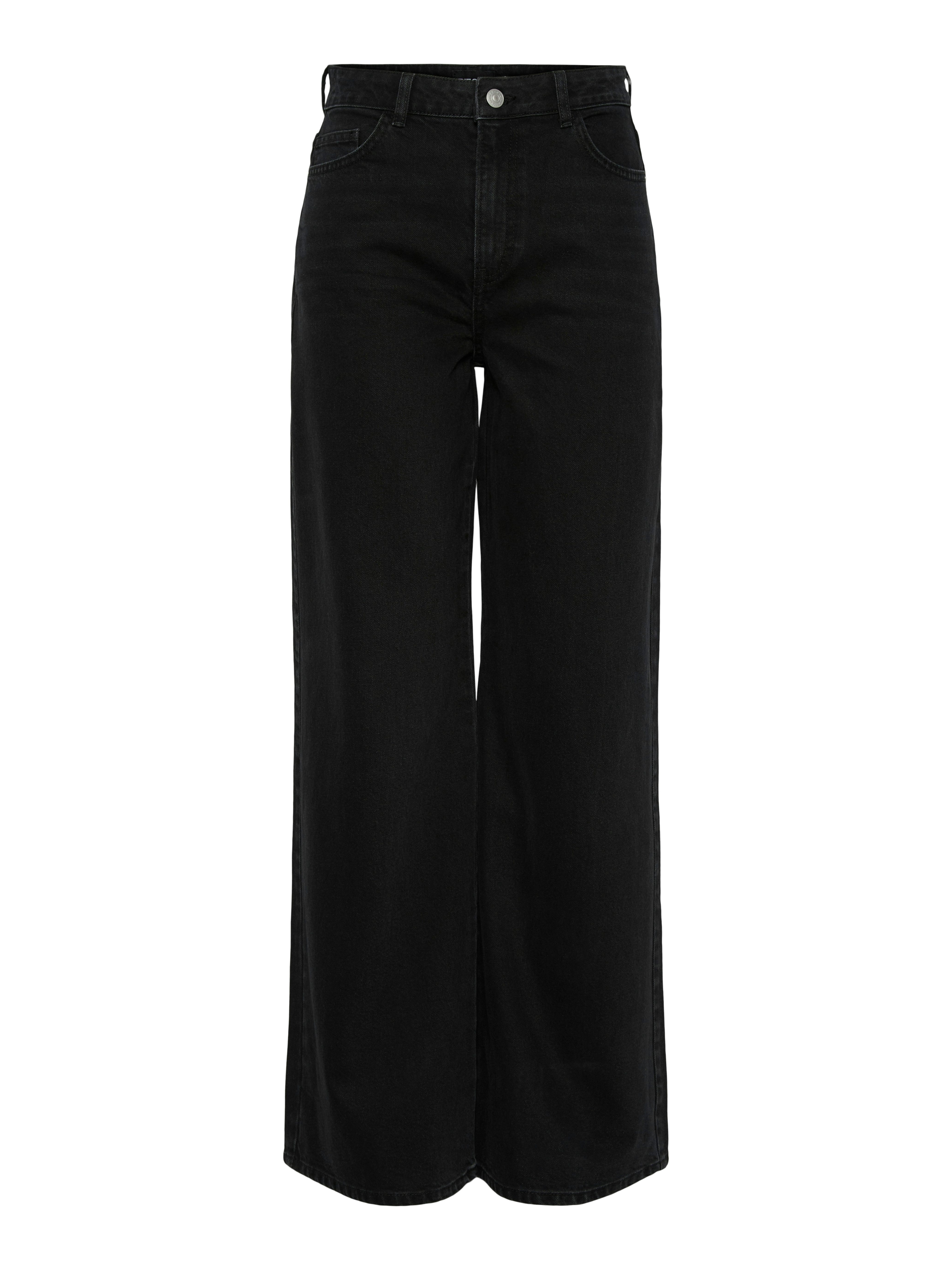 pieces High-waist-Jeans PCSELMA HW WIDE JEANS BL NOOS BC