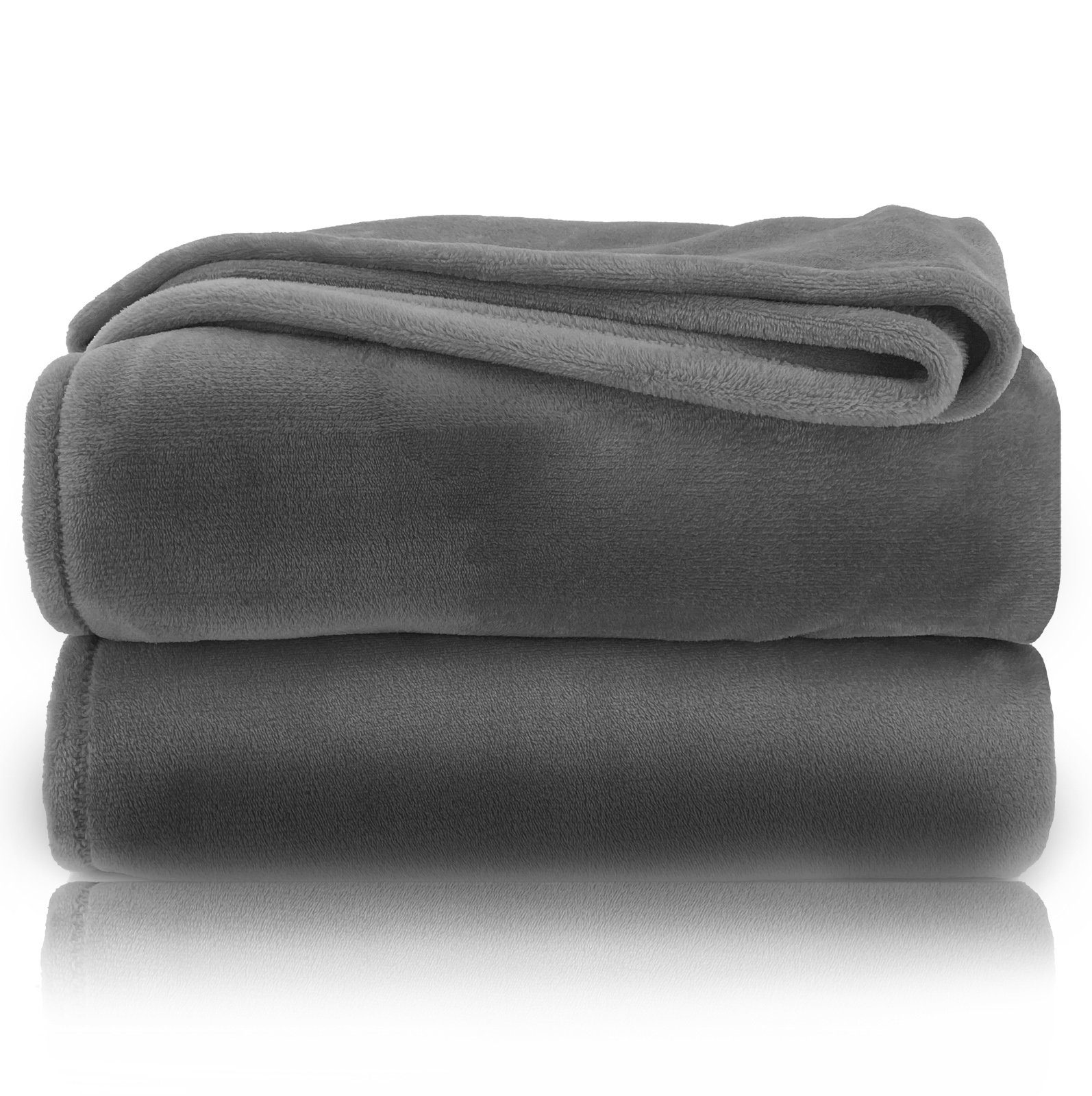 Wohndecke Premium Super Soft Flanell Kuscheldecke Sofadecke, heimtexland, super weich und flauschig, Allergiker geeignet, atmungsaktiv