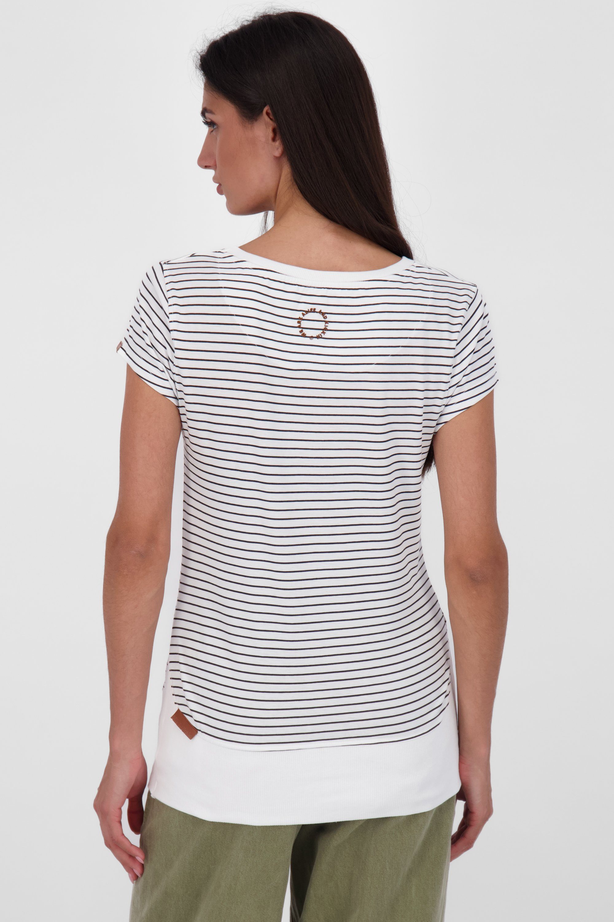Alife Damen Z Shirt CocoAK T-Shirt white & T-Shirt Kickin