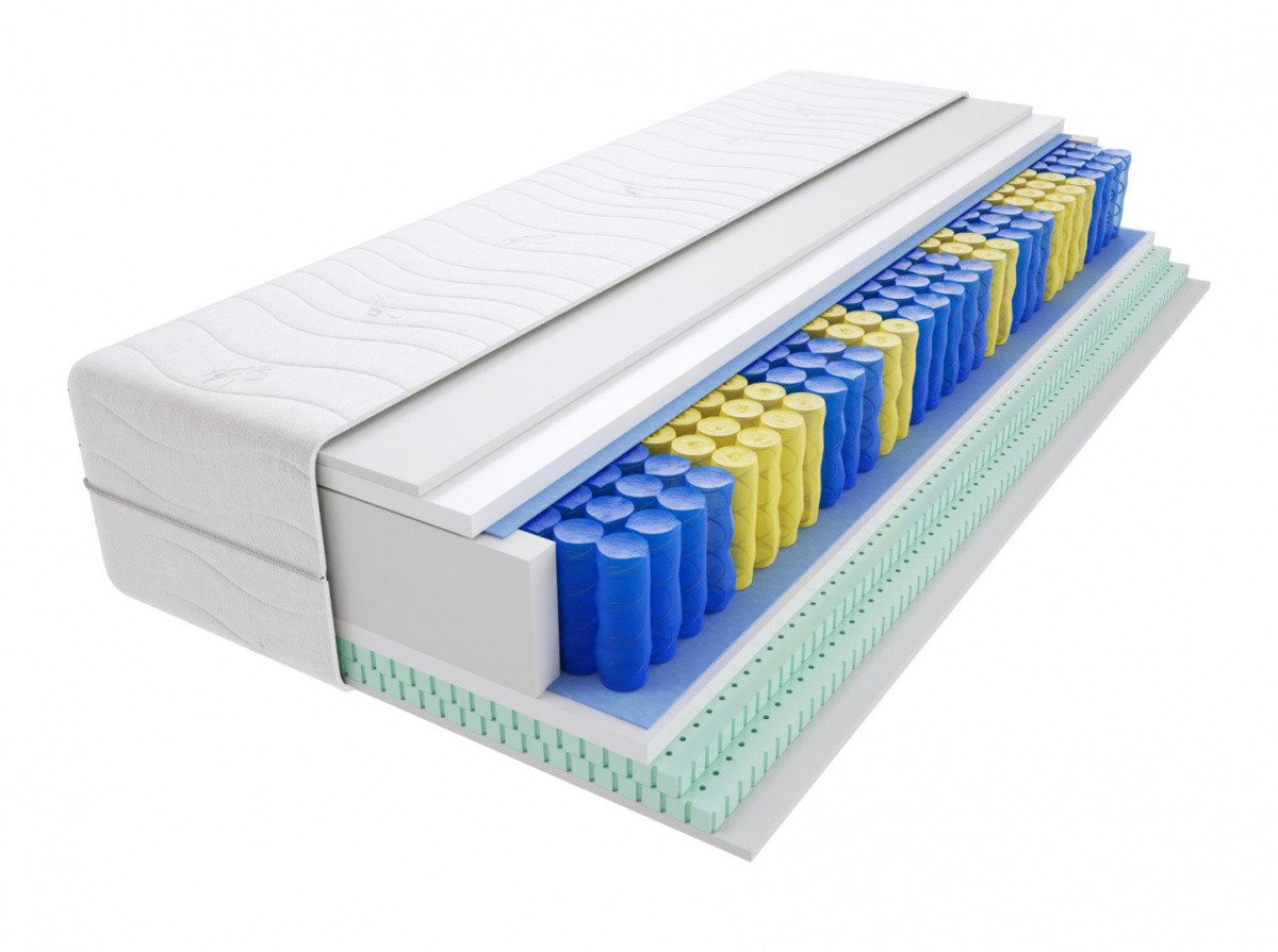 Taschenfederkernmatratze Matratzen, Taschenmatratzen Siena Mini 65x190 cm - viele Größen, Godre, 15 cm hoch