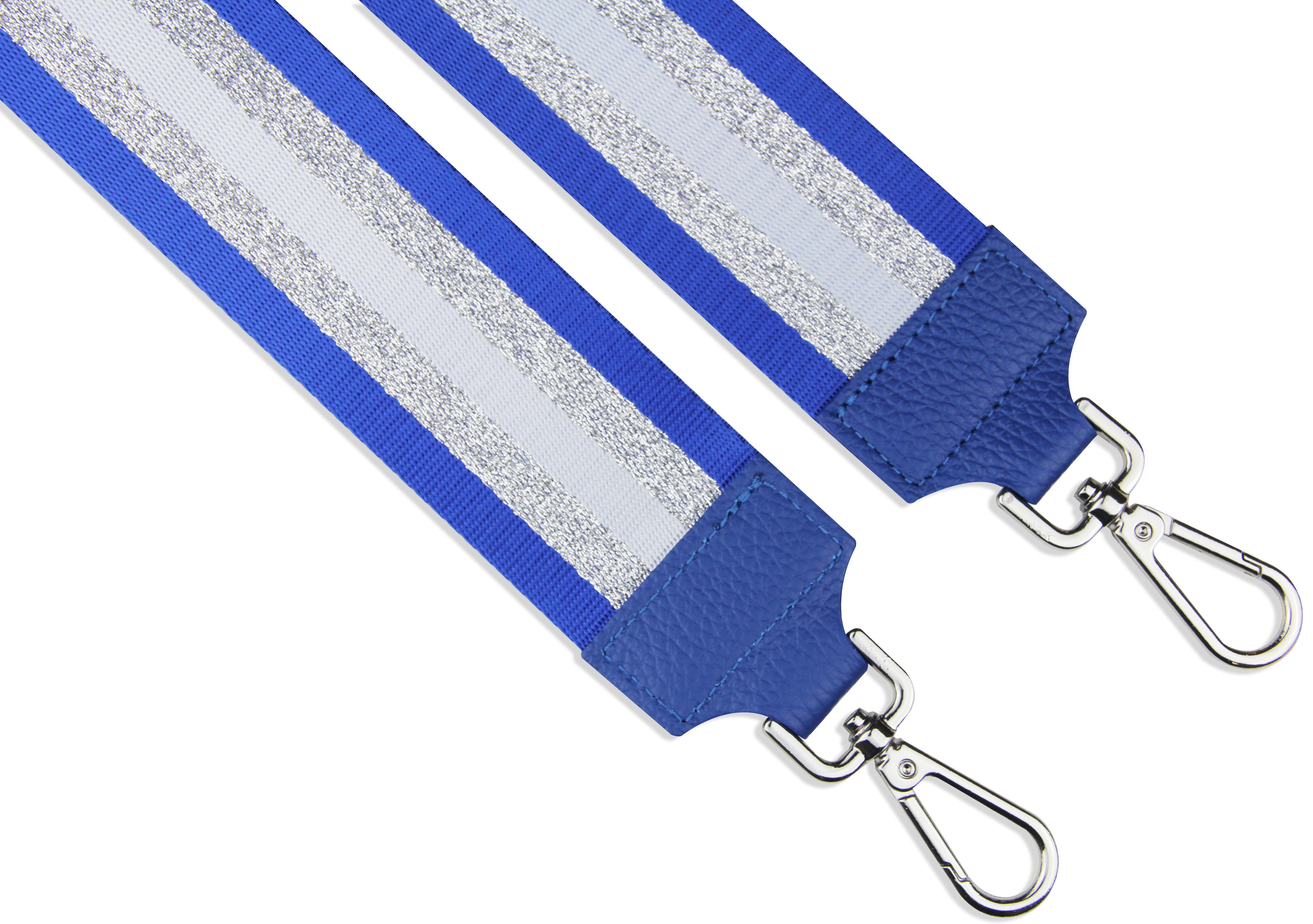 Frentree Schulterriemen MADE IN ITALY, 5cm breiter Schultergurt für Taschen, verstellbarer Gurt, Muster: Gestreift