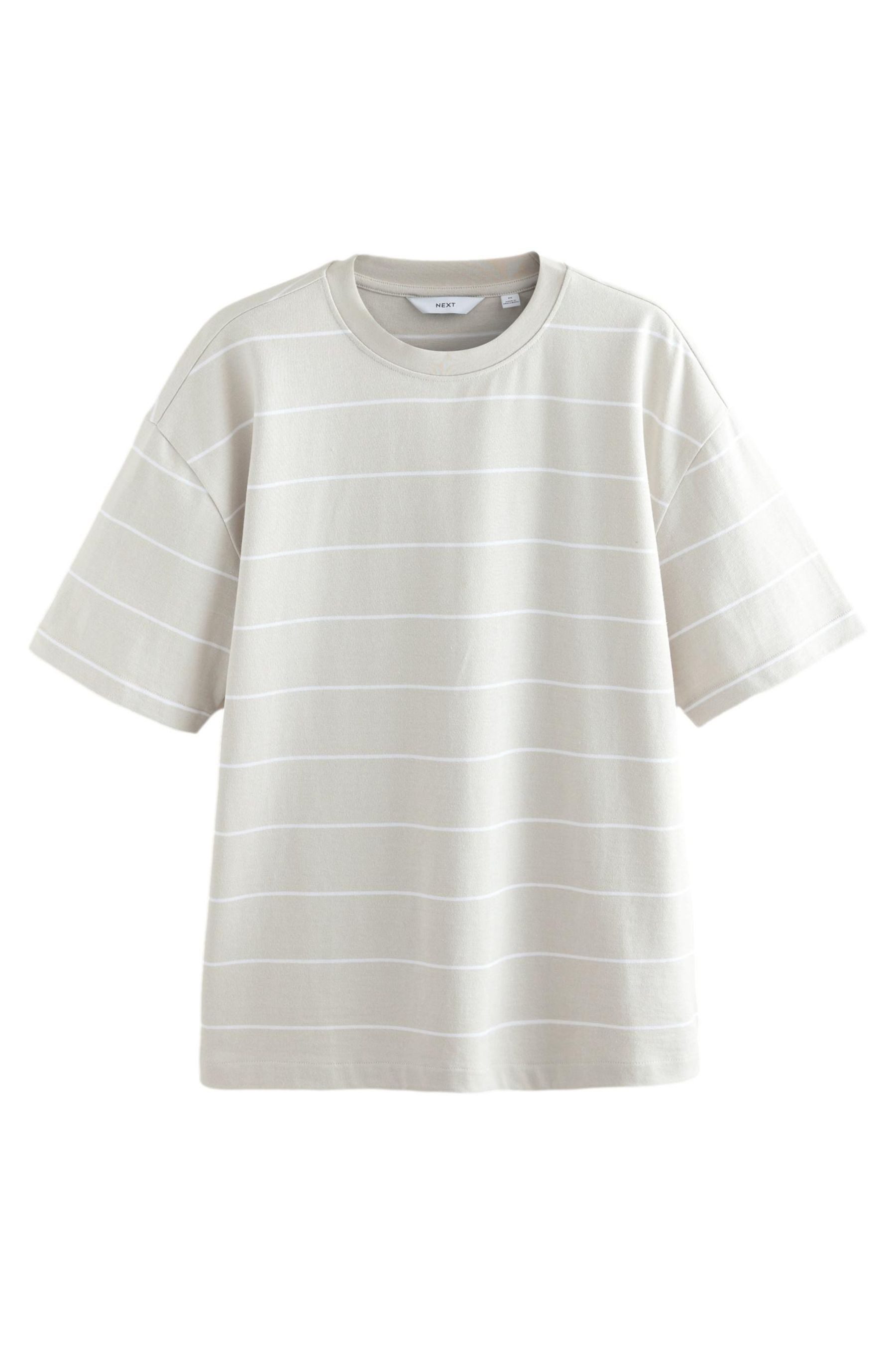 Next T-Shirt Gestreiftes T-Shirt 100 % Baumwolle günstig online kaufen