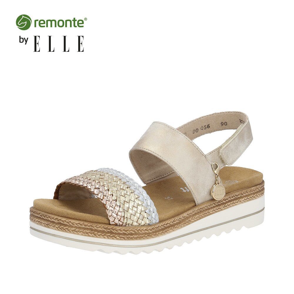 Remonte ELLE-Collection Keilsandalette, Sommerschuh, Sandale, Keilabsatz, günstig online kaufen