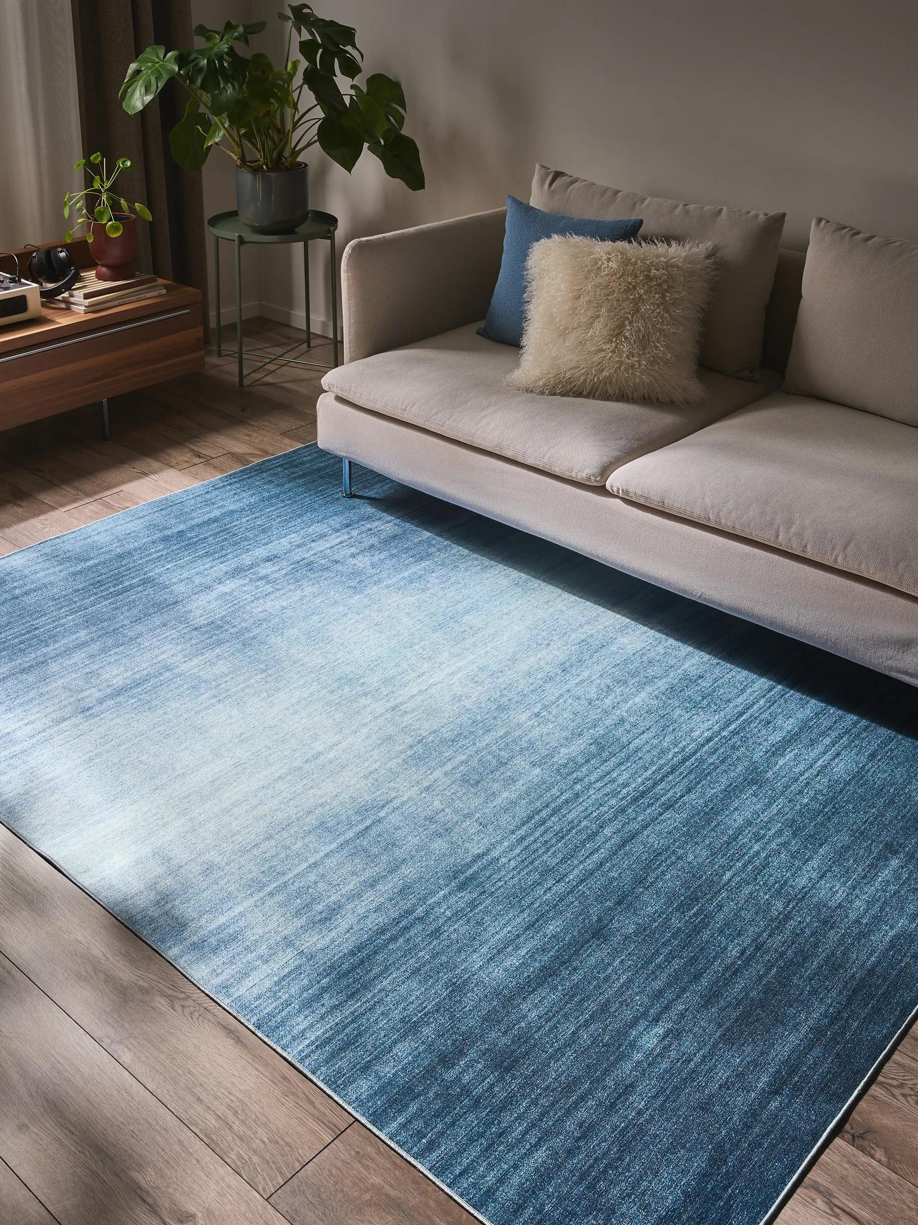 benuta Teppich Laury, rechteckig, Höhe: 5 mm, Teppich Wohnzimmer, Schlafzimmer, Esszimmer, Flur, Kunstfaser, Cozy