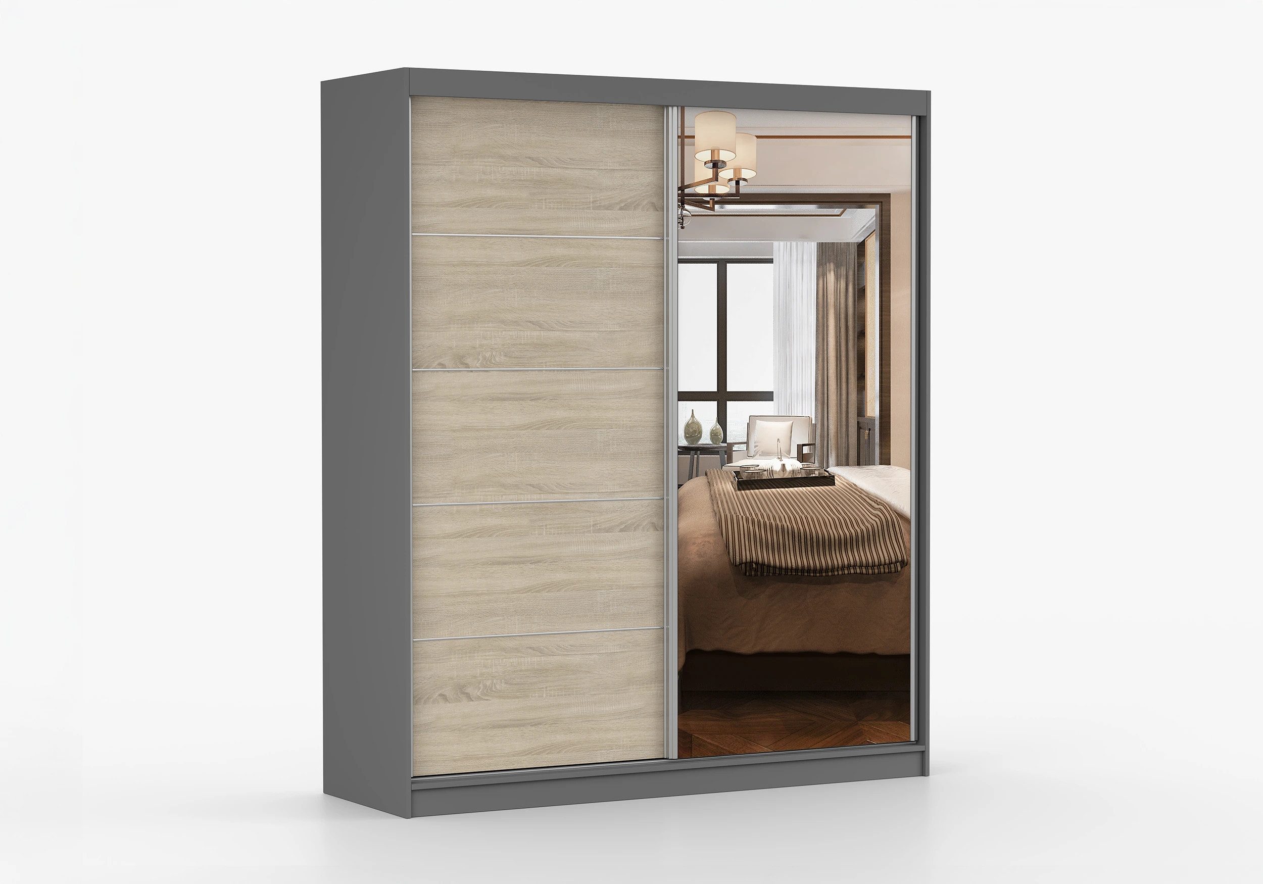 imoebel24 Schwebetürenschrank BELLA 03 183 cm günstig online kaufen