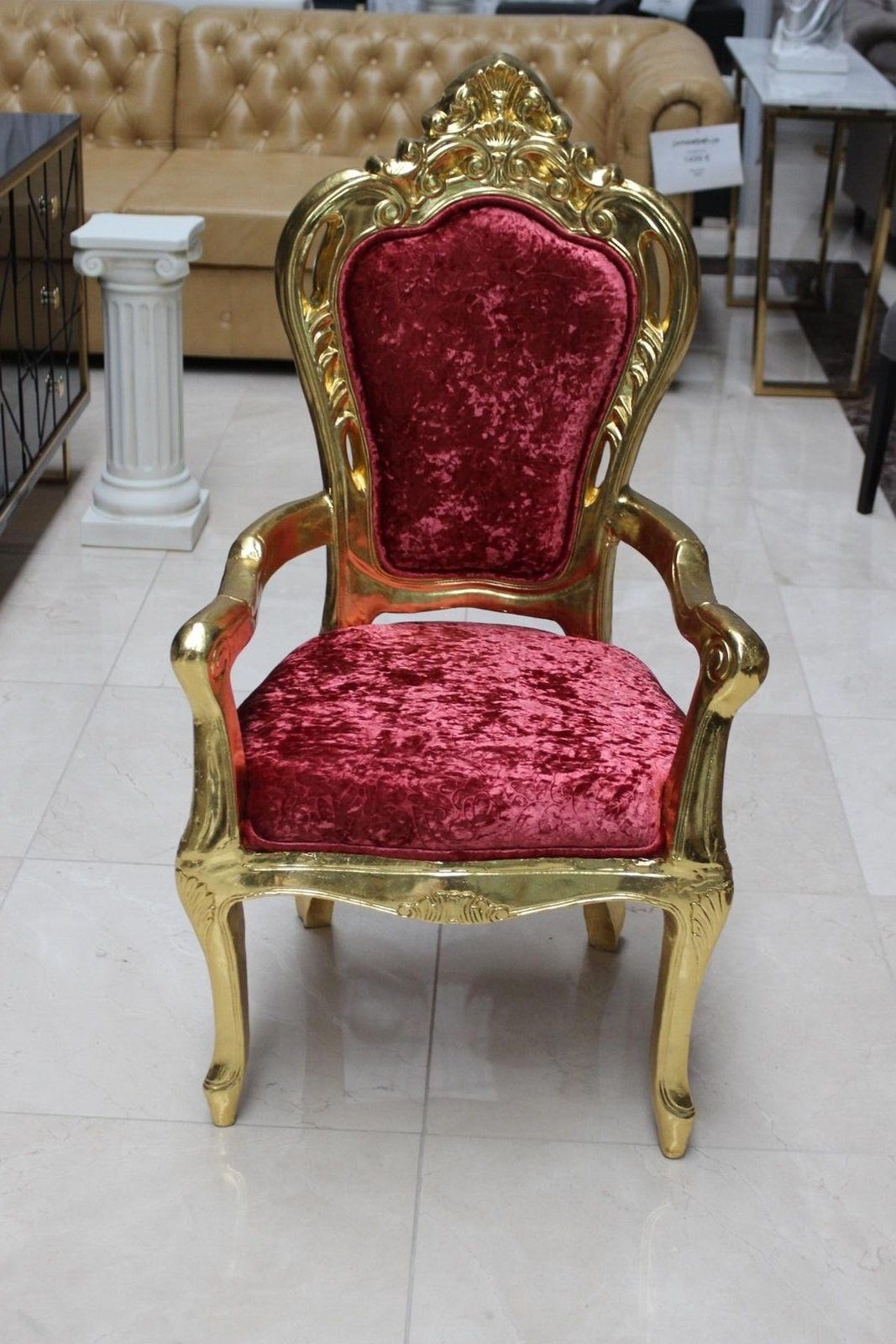 JVmoebel Stuhl, Holz Luxus Stuhl Neu Lehnstühle Klassische Esszimmer Sofort | Stühle