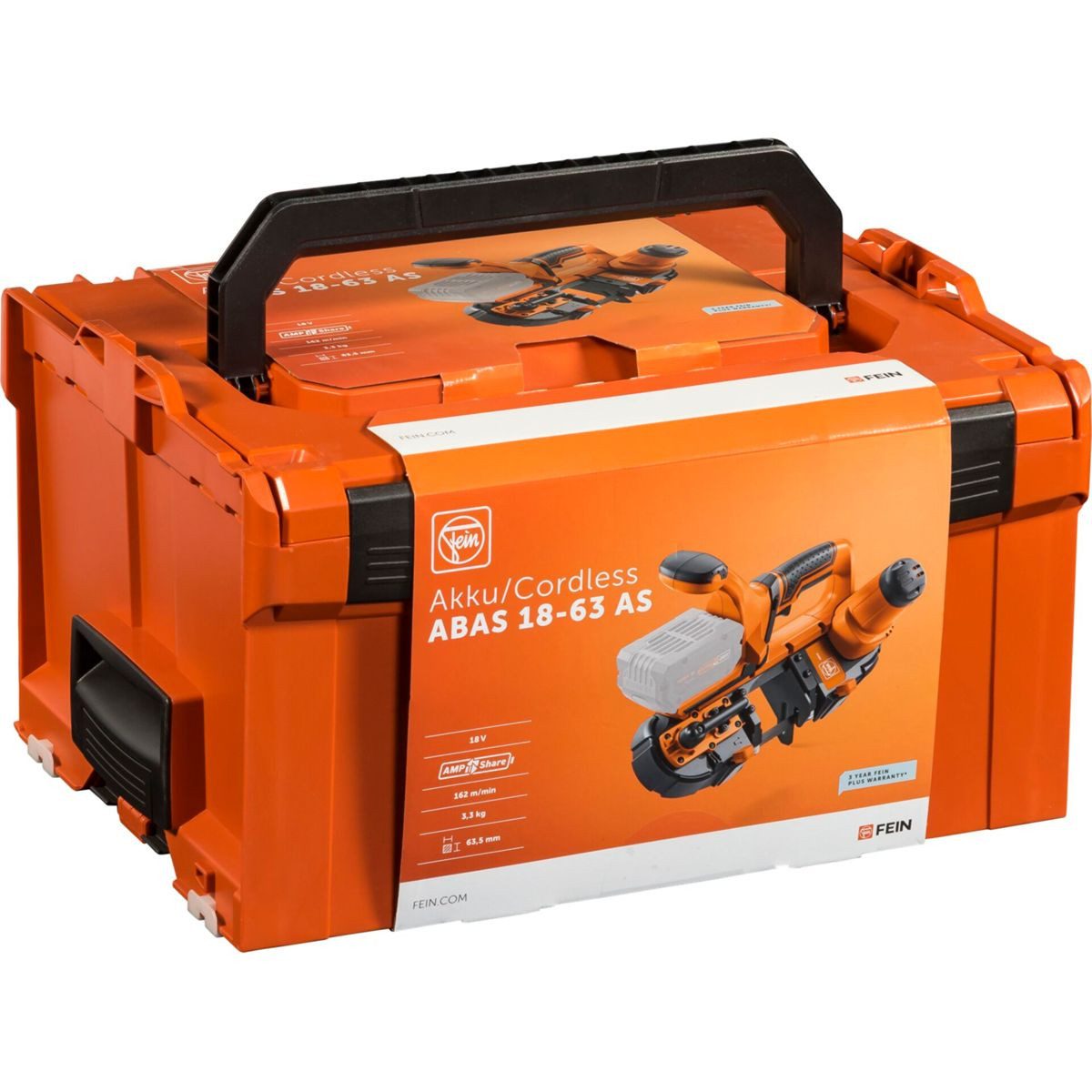 Fein Akku-Stichsäge ABAS 18-63 AS Akku-Bandsäge