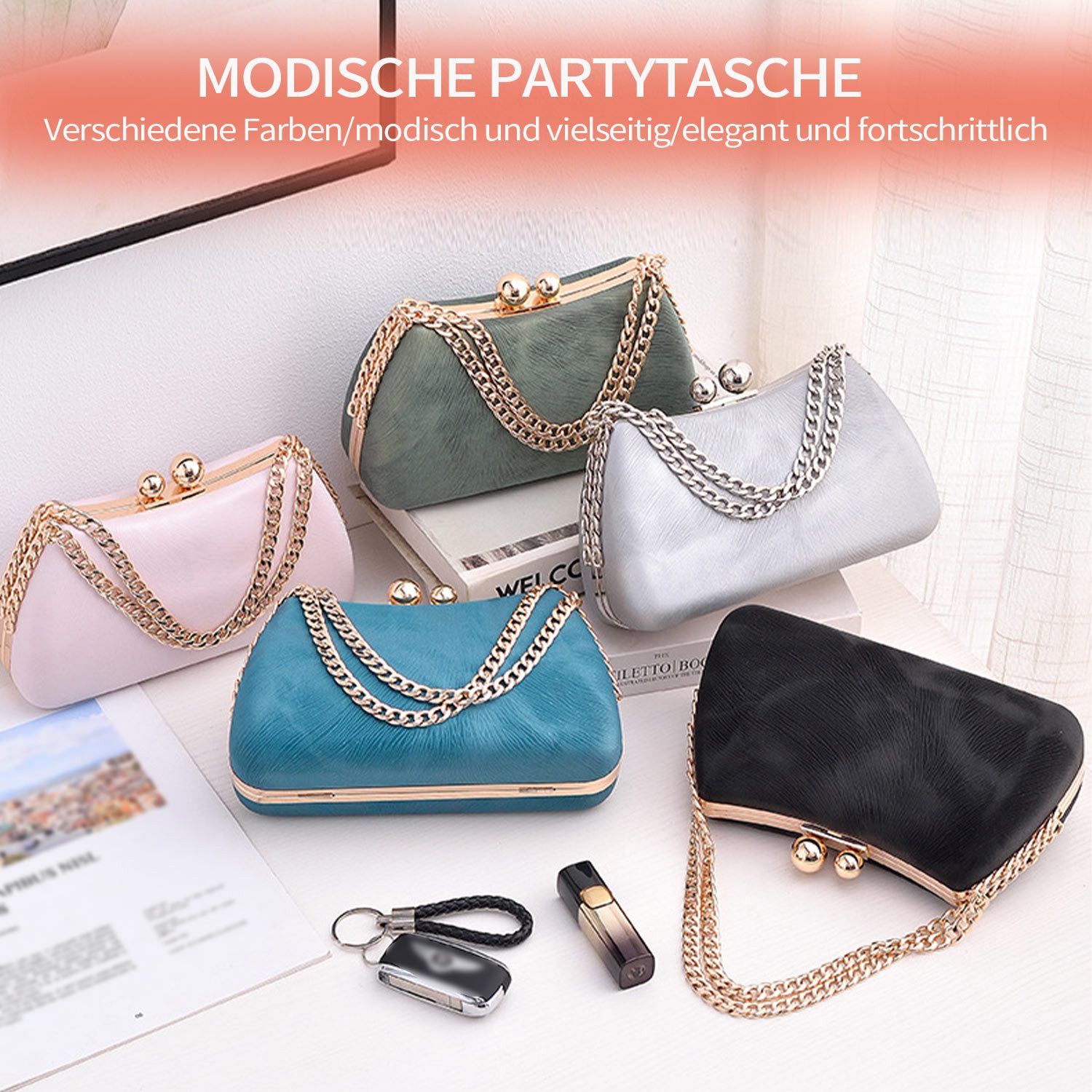 Refttenw Abendtasche Damen Marmor Clutch Elegant günstig online kaufen