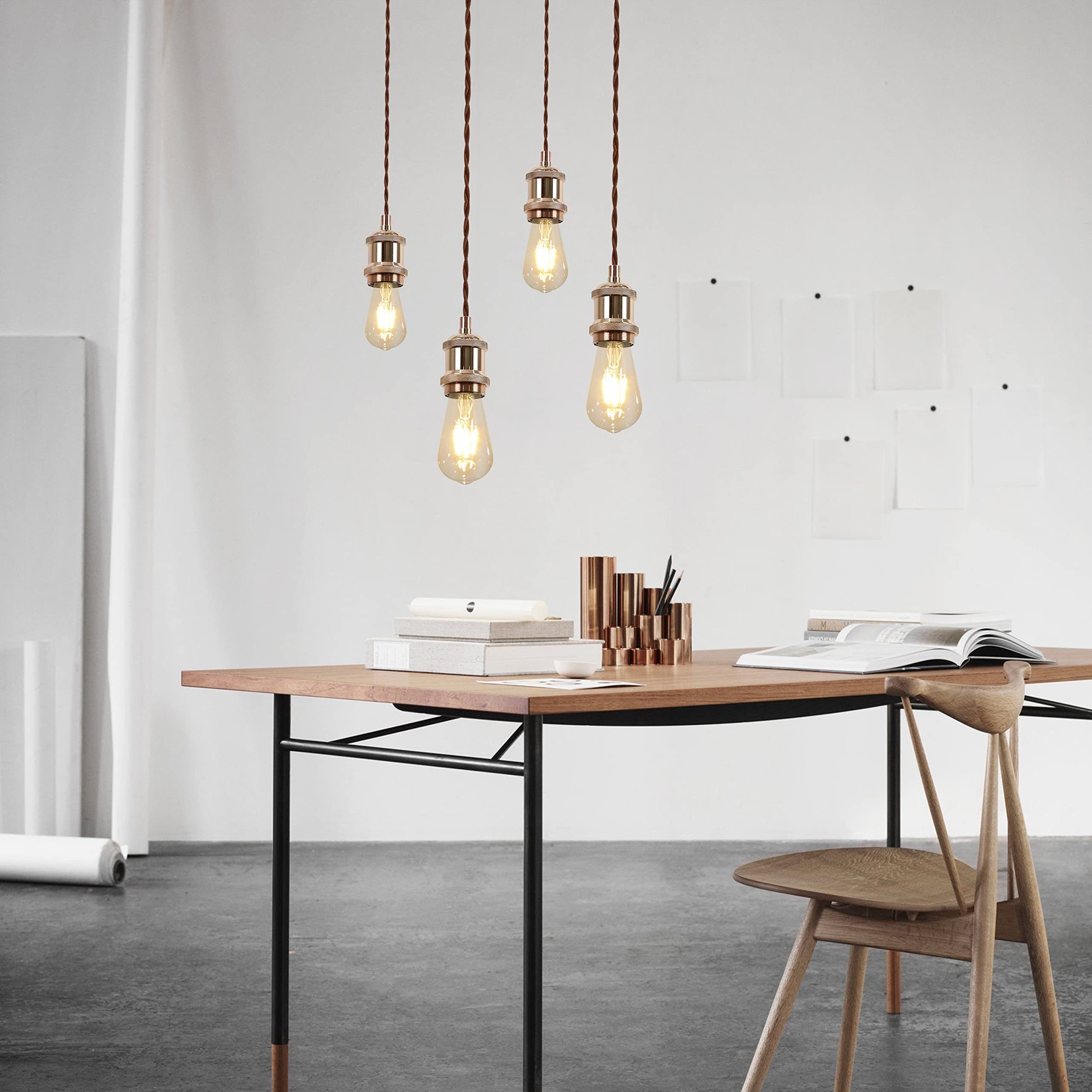 Nettlife Pendelleuchte Vintage E27 Hängefassung 1.3M günstig online kaufen