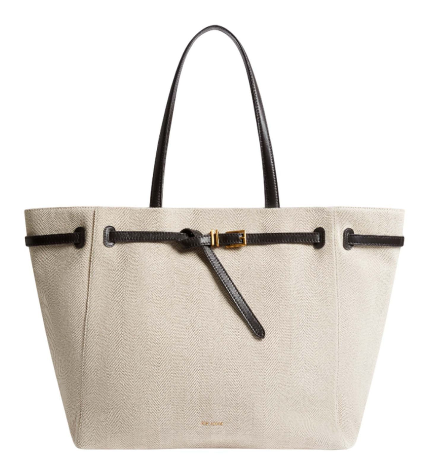 Ted Baker Сумки для покупок Tafanie Belted Herringbone Canvas Large Tote Bag