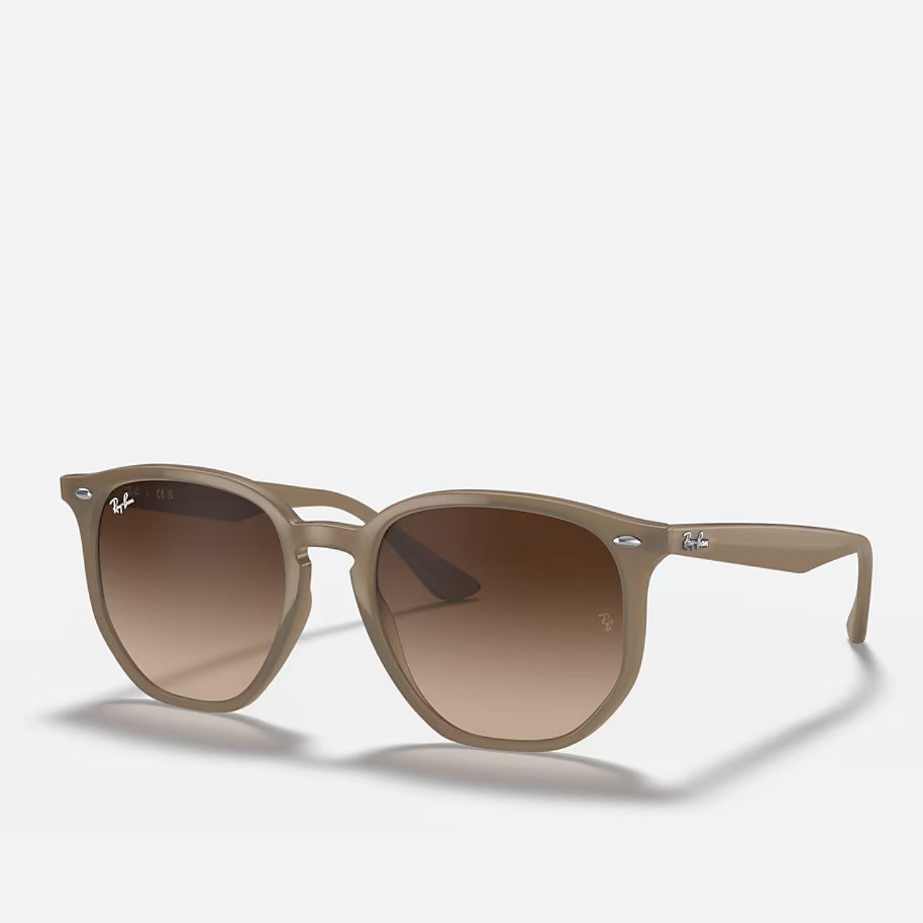 Ray-Ban Sonnenbrille Ray-Ban RB4306 Opal Beige Brown Gradient günstig online kaufen