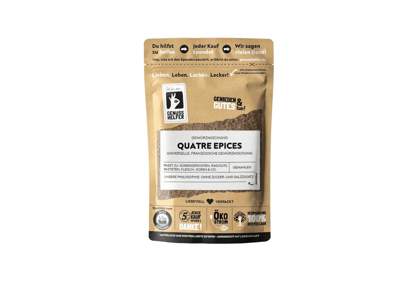 Bremer Gewürzhandel Gewürz Quatre Épices, gemahlen, 50 g