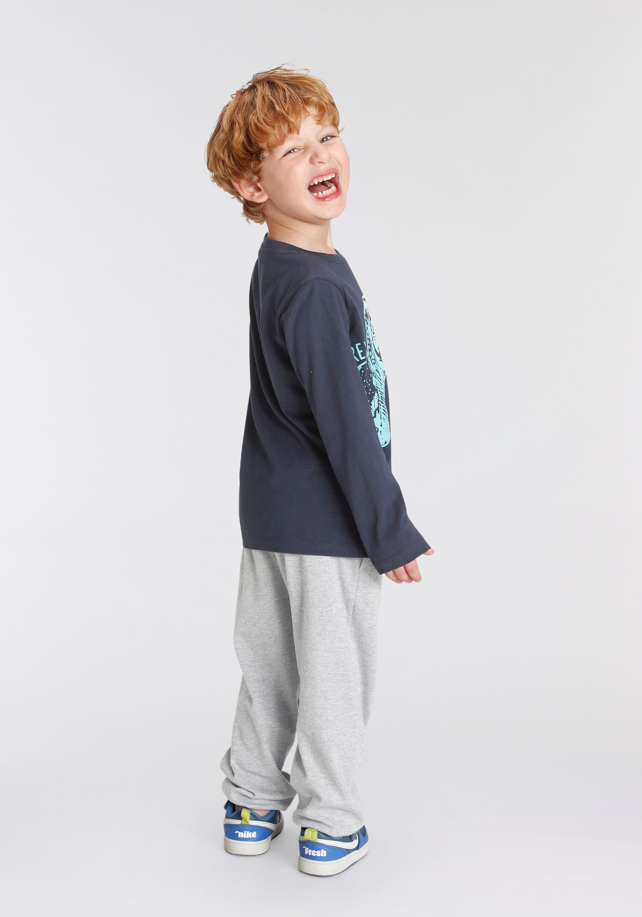 KIDSWORLD Shirt & Hose Dino Shirt (Spar-Set, im Set Jogginghose & 2-tlg)