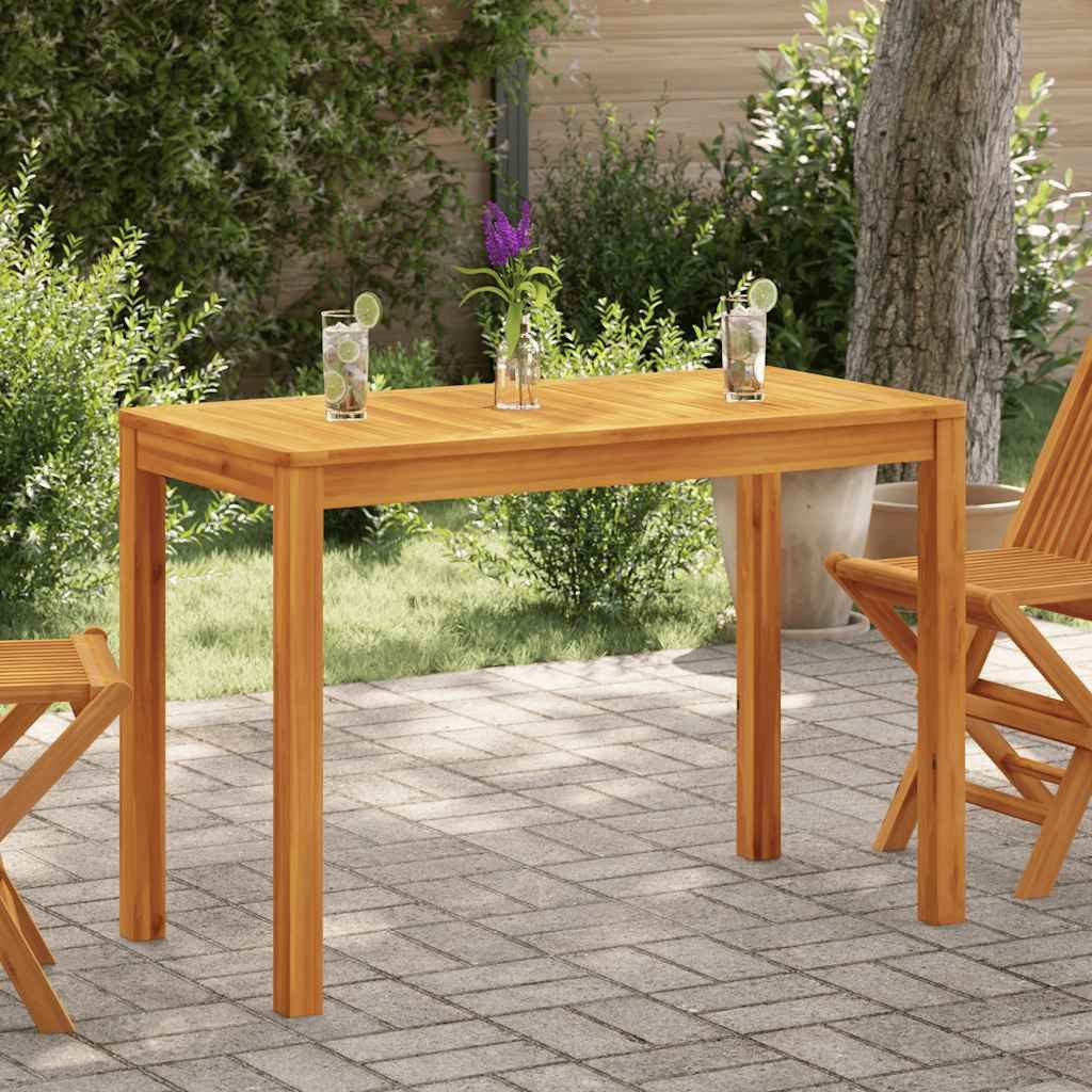 vidaXL Gartentisch Garten-Esstisch 110x55x75 cm Massivholz (1-St)