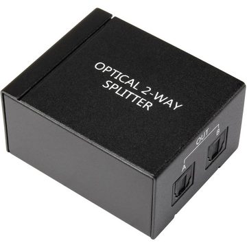 SpeaKa Professional 2 Port Toslink Audio Splitter Audio- & Video-Adapter