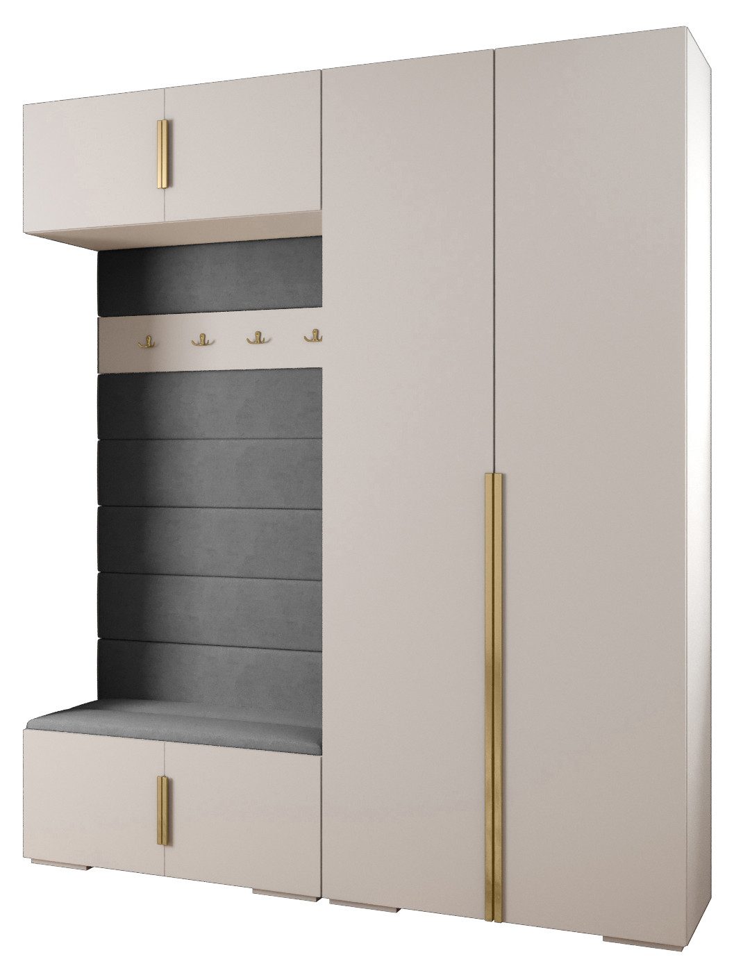 ABIKS MÖBEL Kompaktgarderobe INOVA 1 SATZ günstig online kaufen