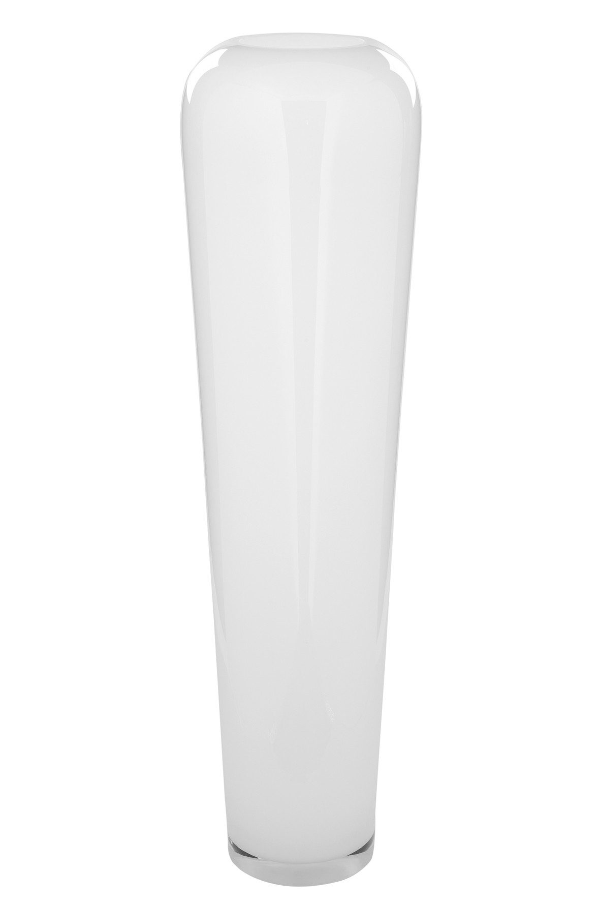 Fink Bodenvase TUTZI Bodenvase/Vase - H.90cm x D.24cm - Glas - weiß (1 St., günstig online kaufen