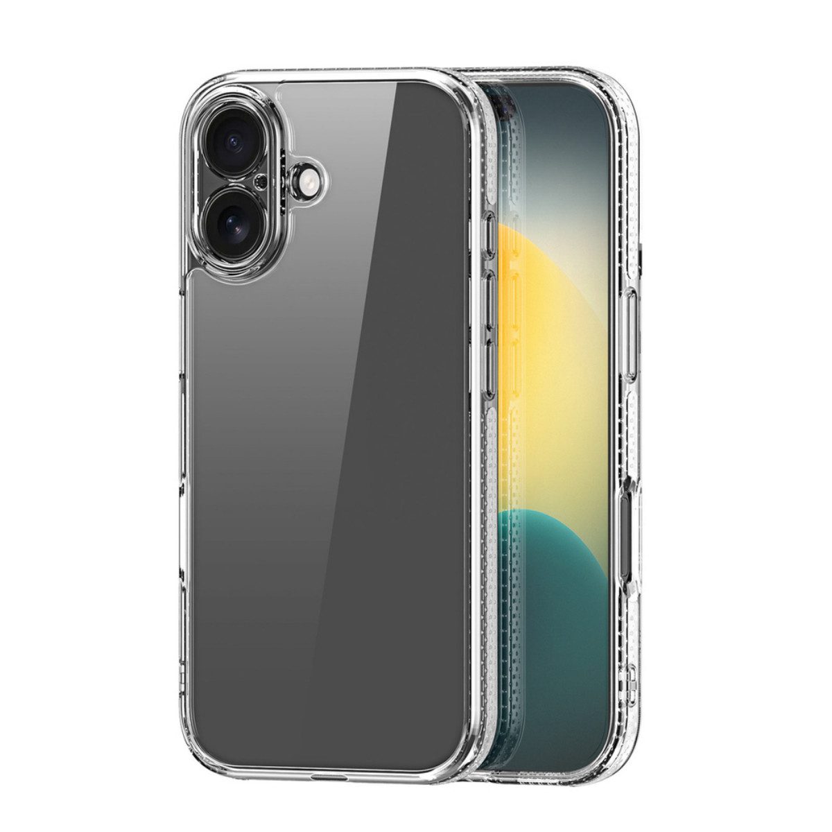 Dux Ducis Handyhülle Clin Kristallklares Case Kompatibel mit iPhone 17 Transparent 6,1, Kristallklare Rückseite mit integrierter Magnetfunktion