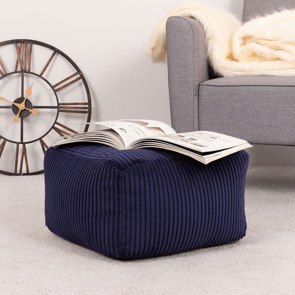 icon Pouf Sitzpouf aus Cord „Amara“ günstig online kaufen