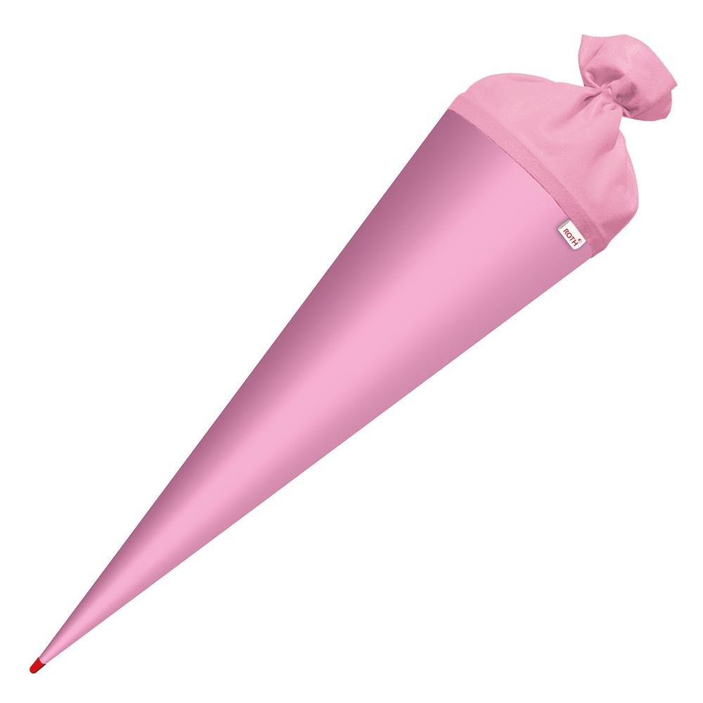 Roth Schultüte Basteltüte rosa, Basteltüte/70 cm rund rosa, Roth-Spitze, Zuckertüte