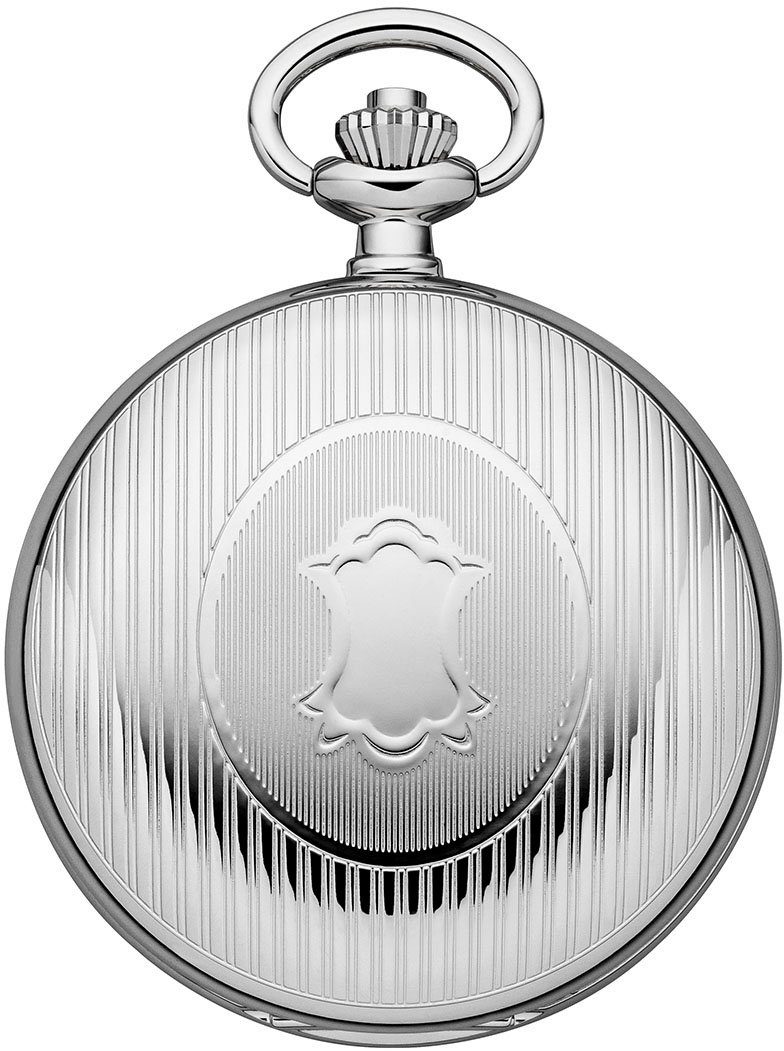 Regent Taschenuhr P729-19477729, (Set, 2-tlg., mit dazu passender Kette), Quarzuhr, Herrenuhr, Acrylglas, Geschenkidee