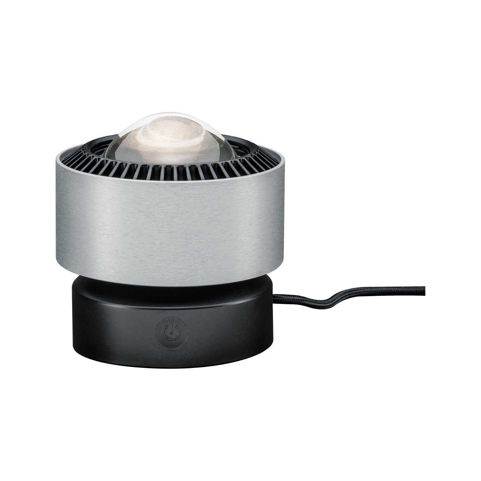 Paulmann LED Tischleuchte Aldan 1x3,5W Schwarz/Alu gebürstet 230V Aluminium günstig online kaufen