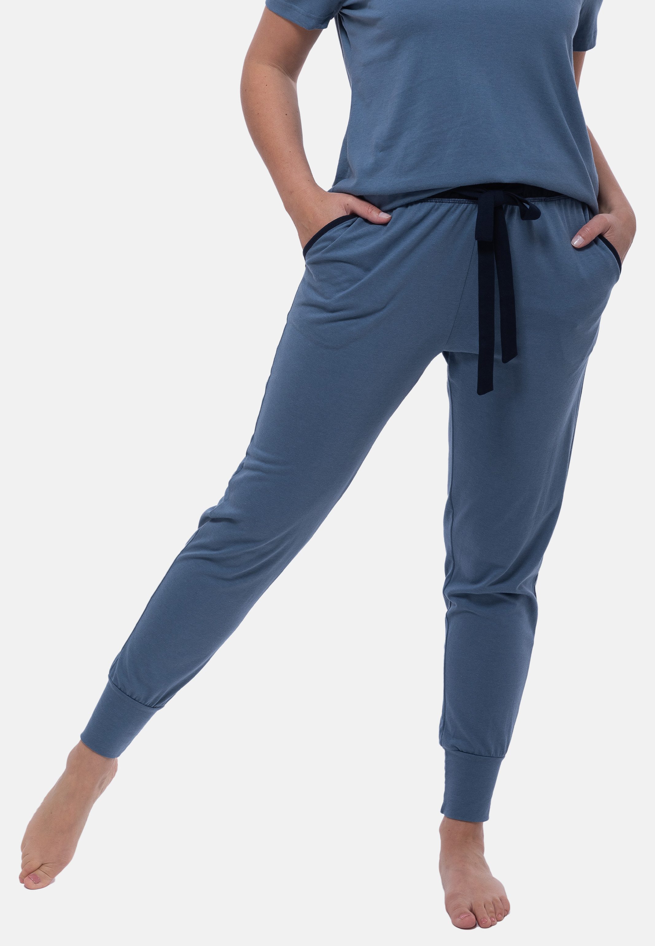 Ammann Schlafhose Mix & Match (1-tlg) Schlafanzug Hose - Baumwolle - Atmungsaktiv