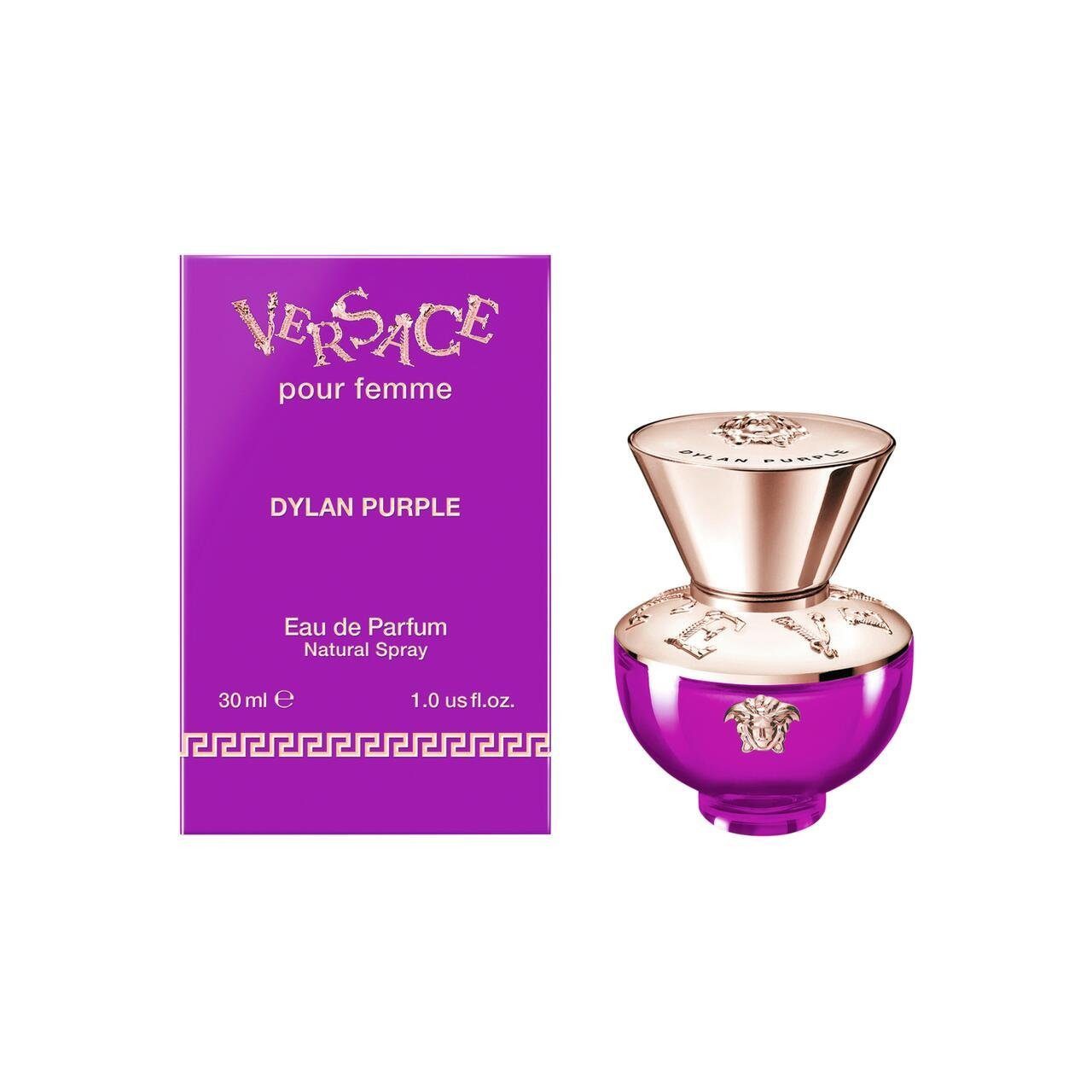 Versace Eau de Parfum Dylan Purple, Glasflakon, Parfüm EDP, Damenduft
