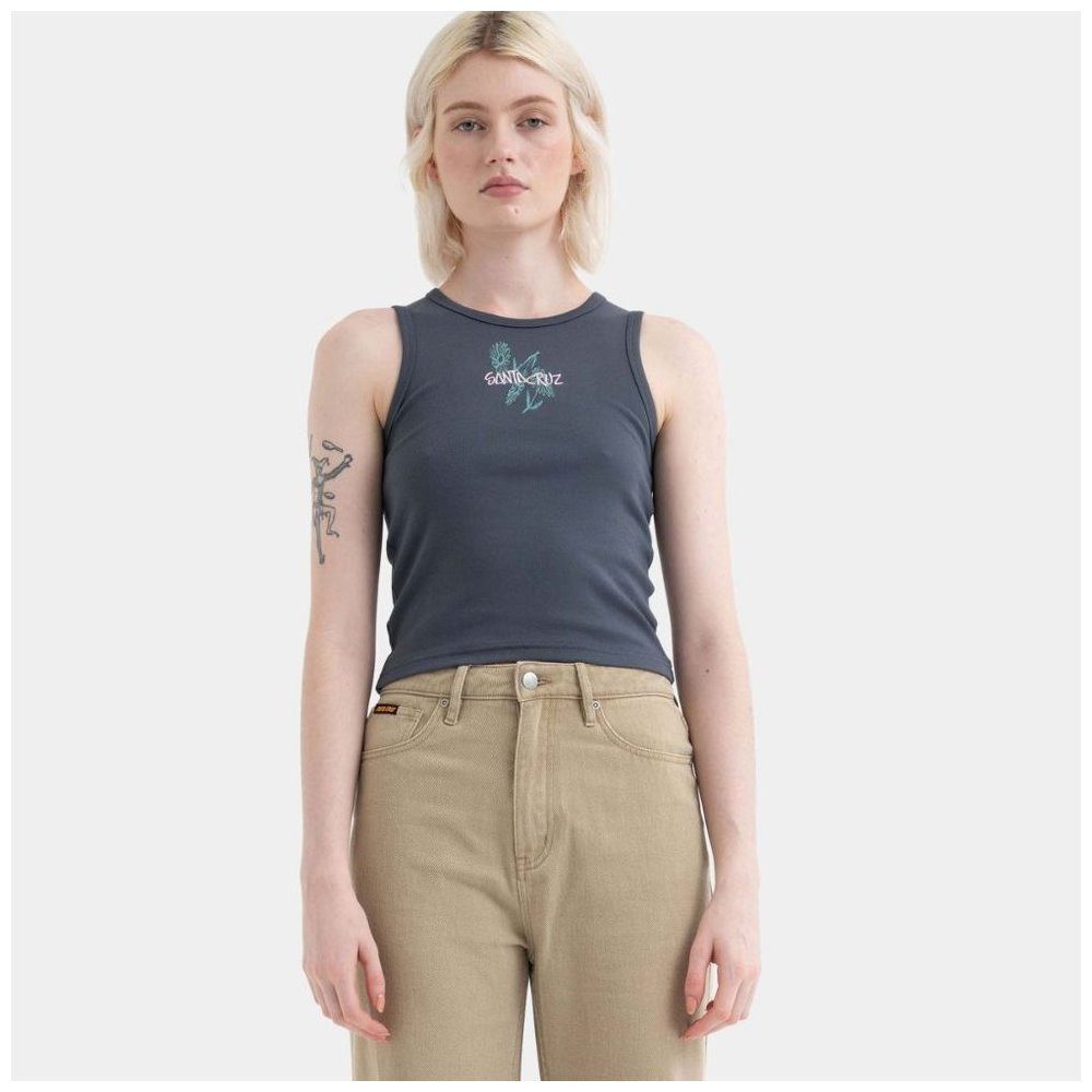 Santa Cruz T-Shirt Dizzy Daisy Strip Tank