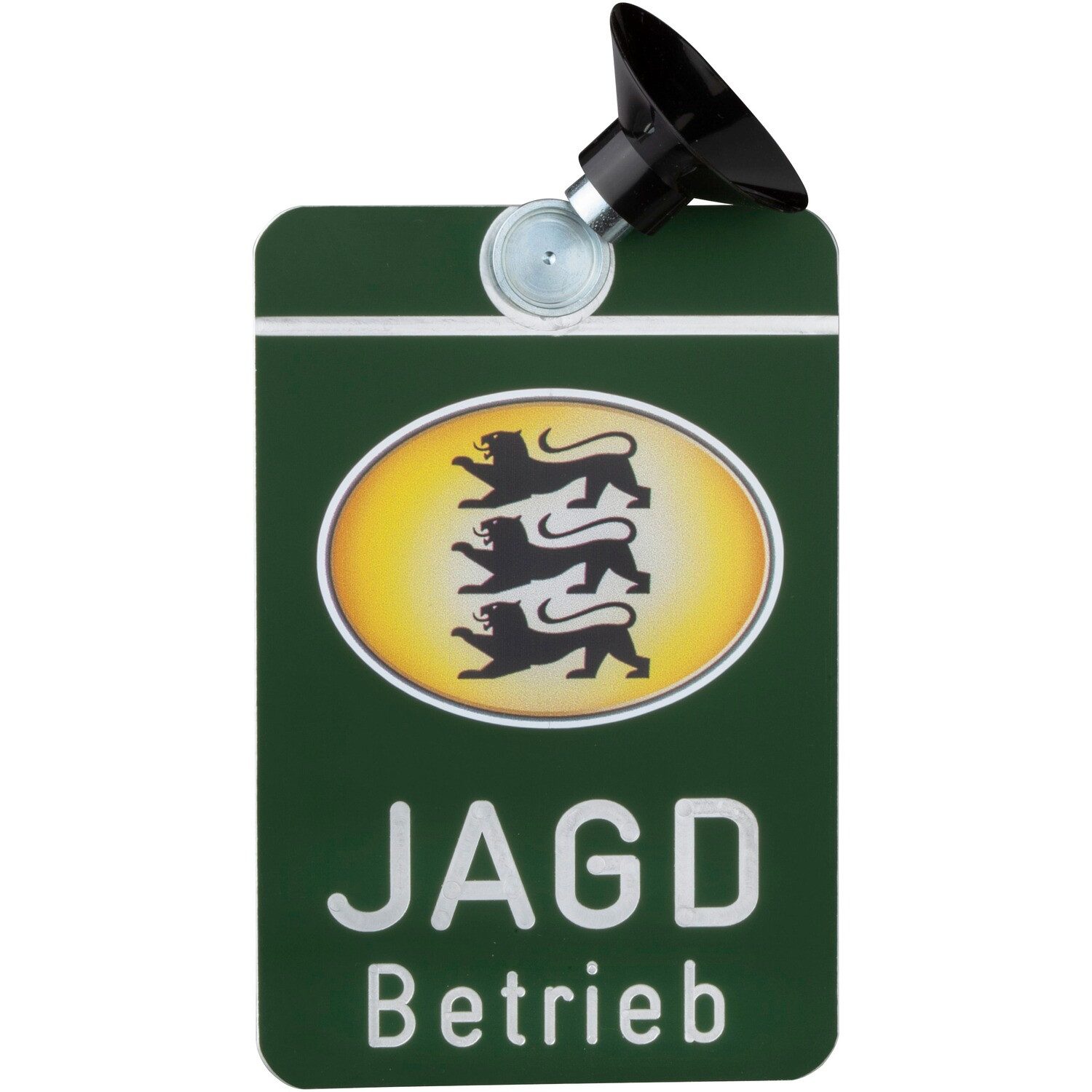 Dr. Gmünder Hinweisschild Autoschild Jagdbetrieb
