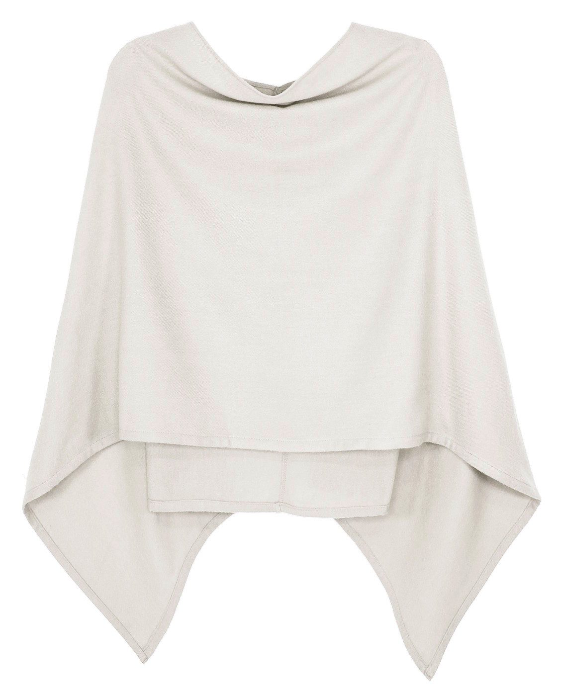 dy_mode Strickponcho Damen Poncho in Unifarben günstig online kaufen