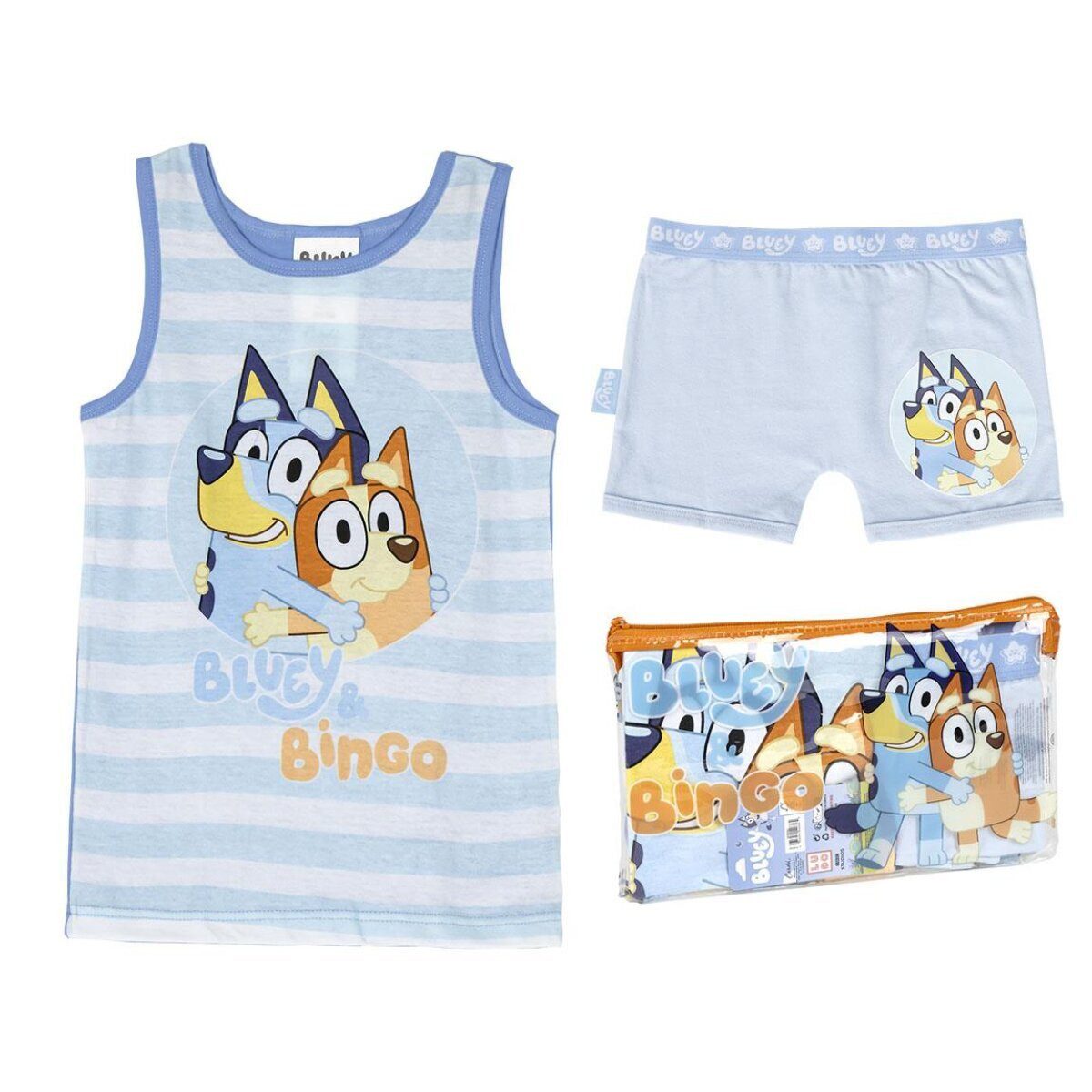 Bluey Pyjama Bluey Schlafanzug Kinder Pyjama Set & Nachtwäsche