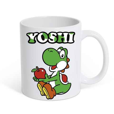 Youth Designz Tasse Yoshi Kaffeetasse Geschenk mit trendigem Logo Print, Keramik