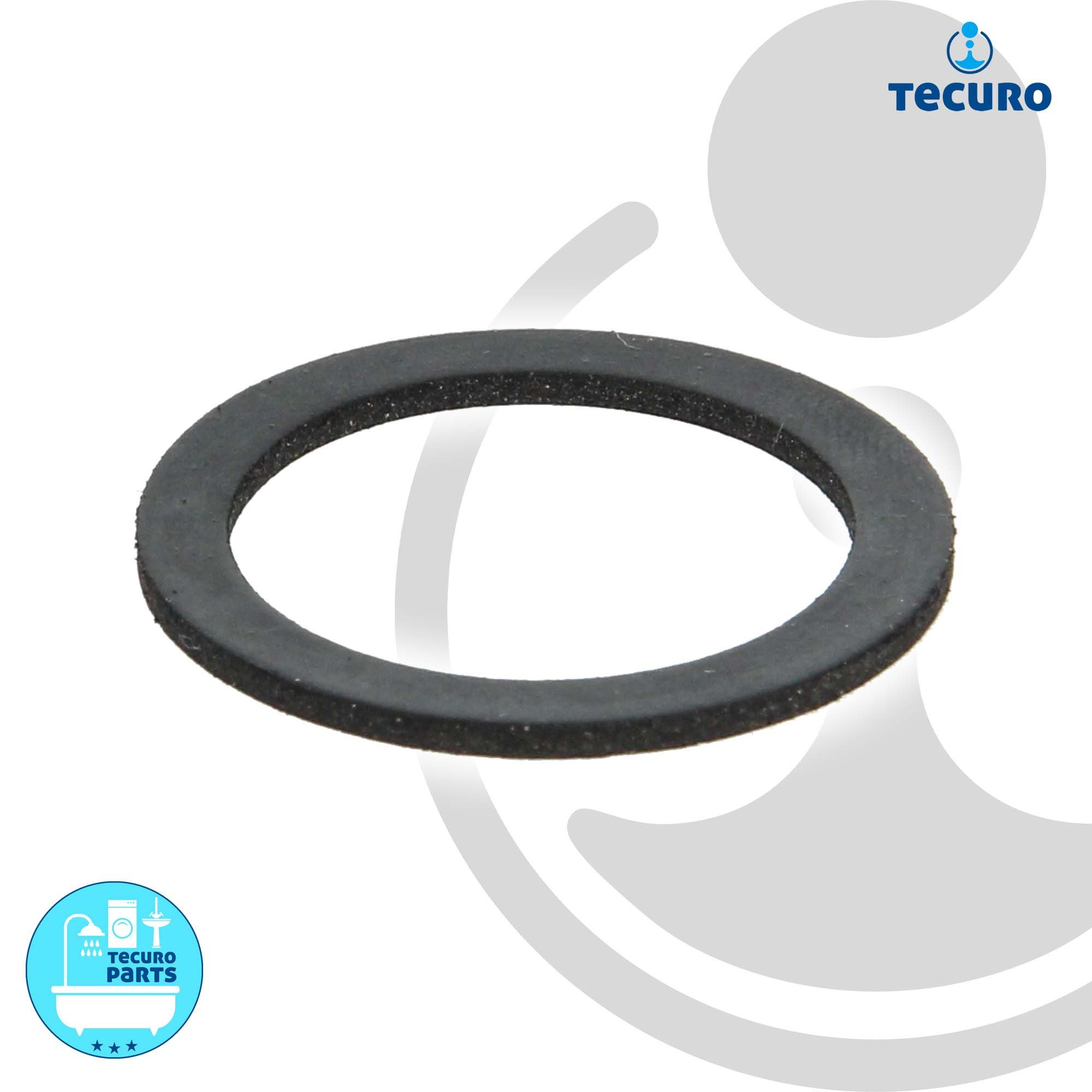 tecuro Siphon Flachdichtung 1 1/4 - NW 32 für Waschtisch-Siphons