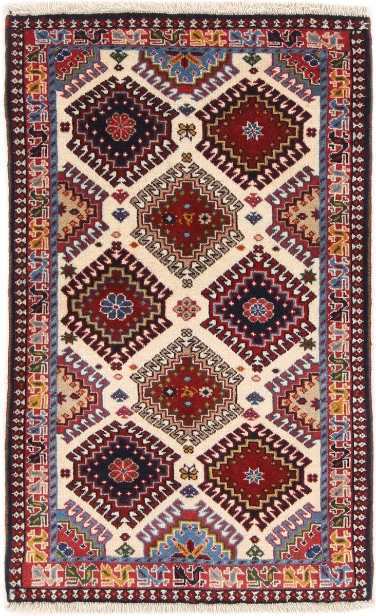 Orientteppich Yalameh 64x104 Handgeknüpfter Orientteppich / Perserteppich, Nain Trading, rechteckig, Höhe: 12 mm | Kurzflor-Teppiche